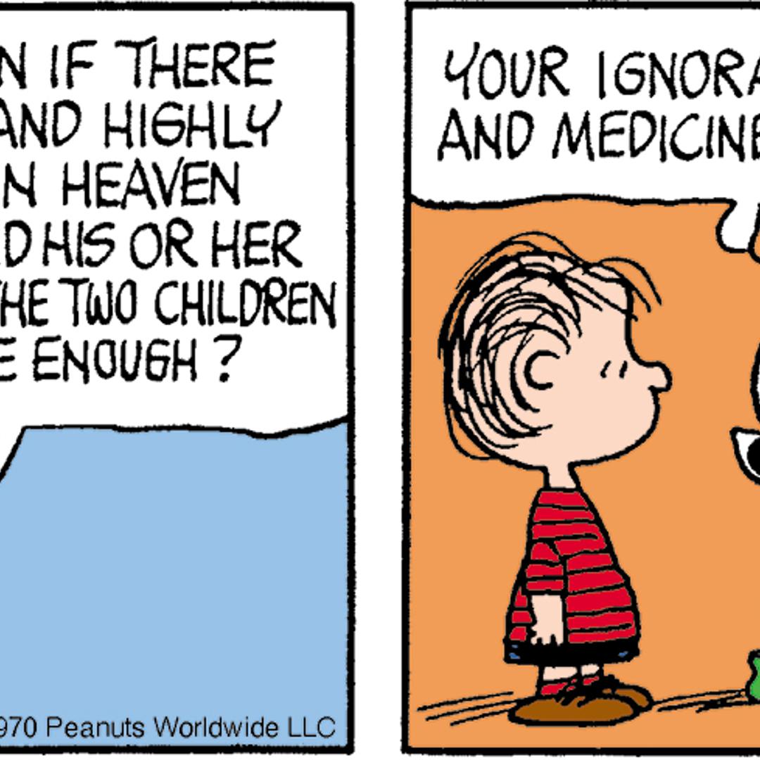 A Peanuts comic strip from July 20, 1970