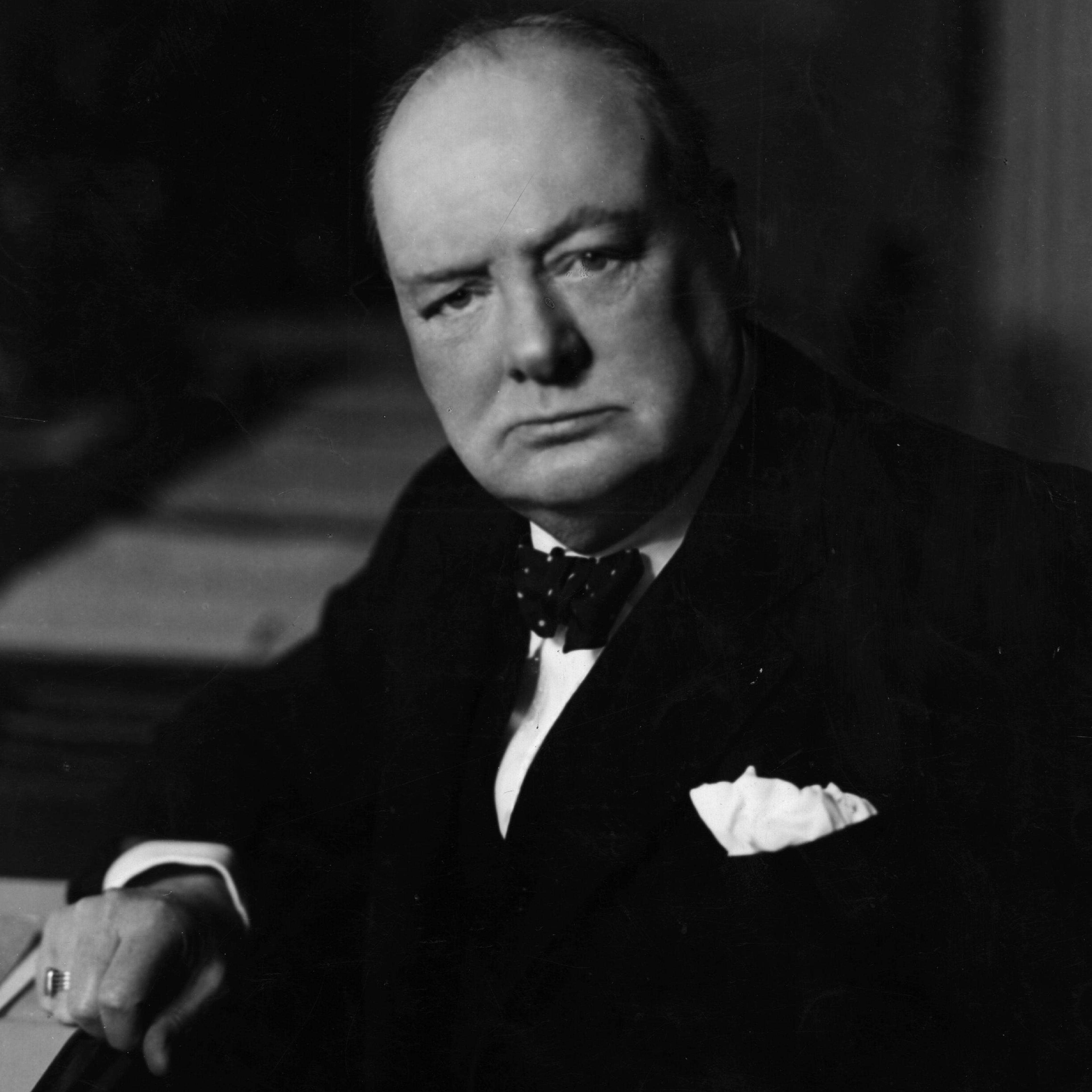 British Prime Minister Winston Churchill (1874 - 1965) in November 1941.