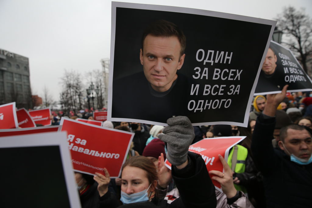 Demonstrations Follow Navalny Detention
