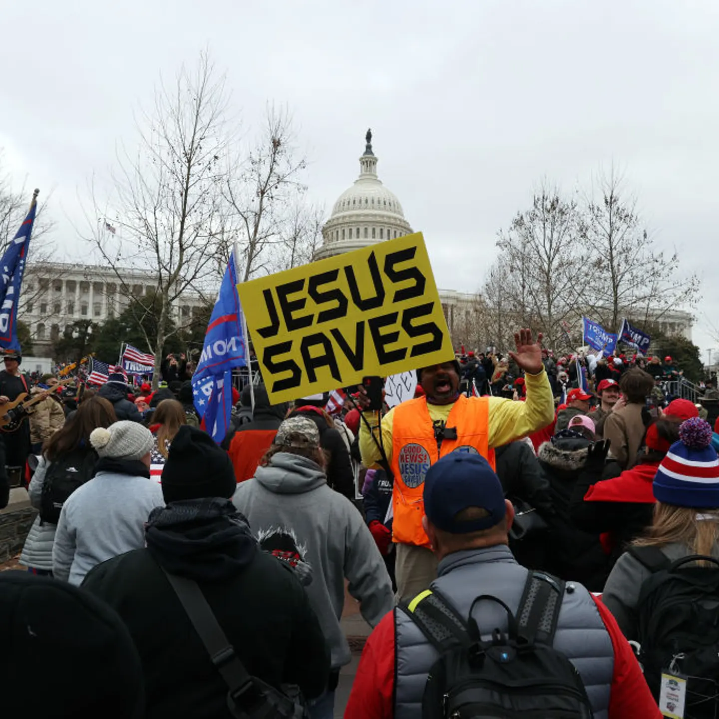 Trump Supporters Hold "Stop The Steal" Rally In DC Amid Ratification Of Presidential Election