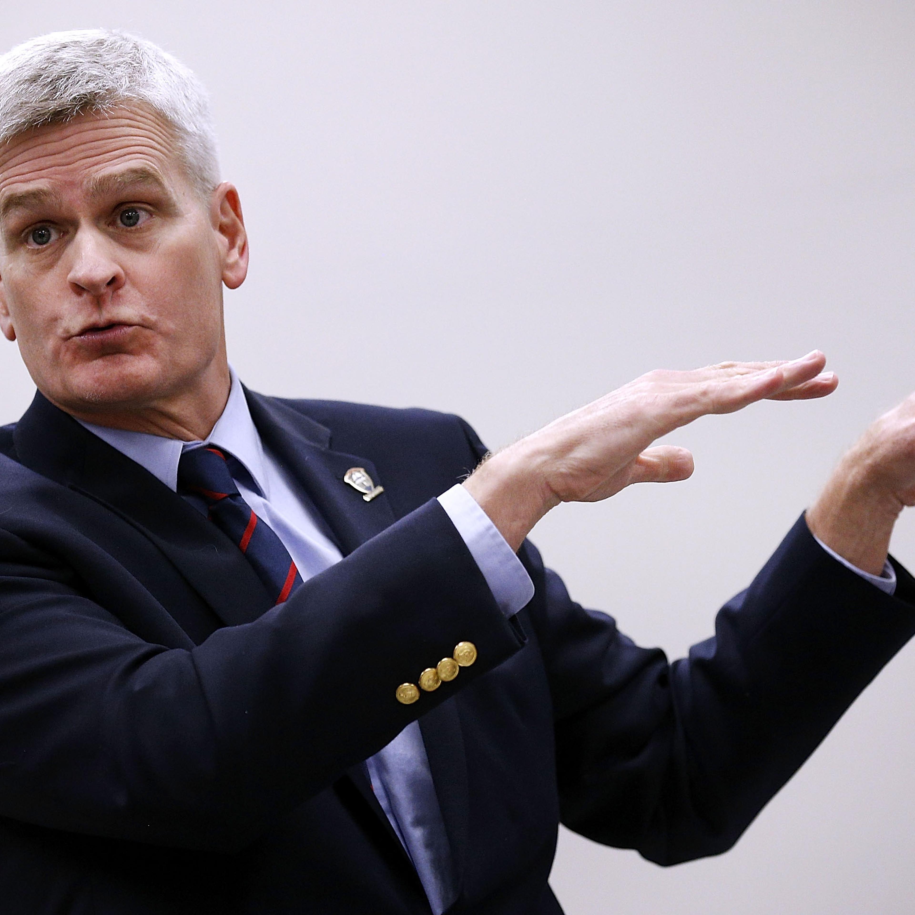Louisiana Senator Bill Cassidy Holds Town Hall Meeting In Lafourche Parish
