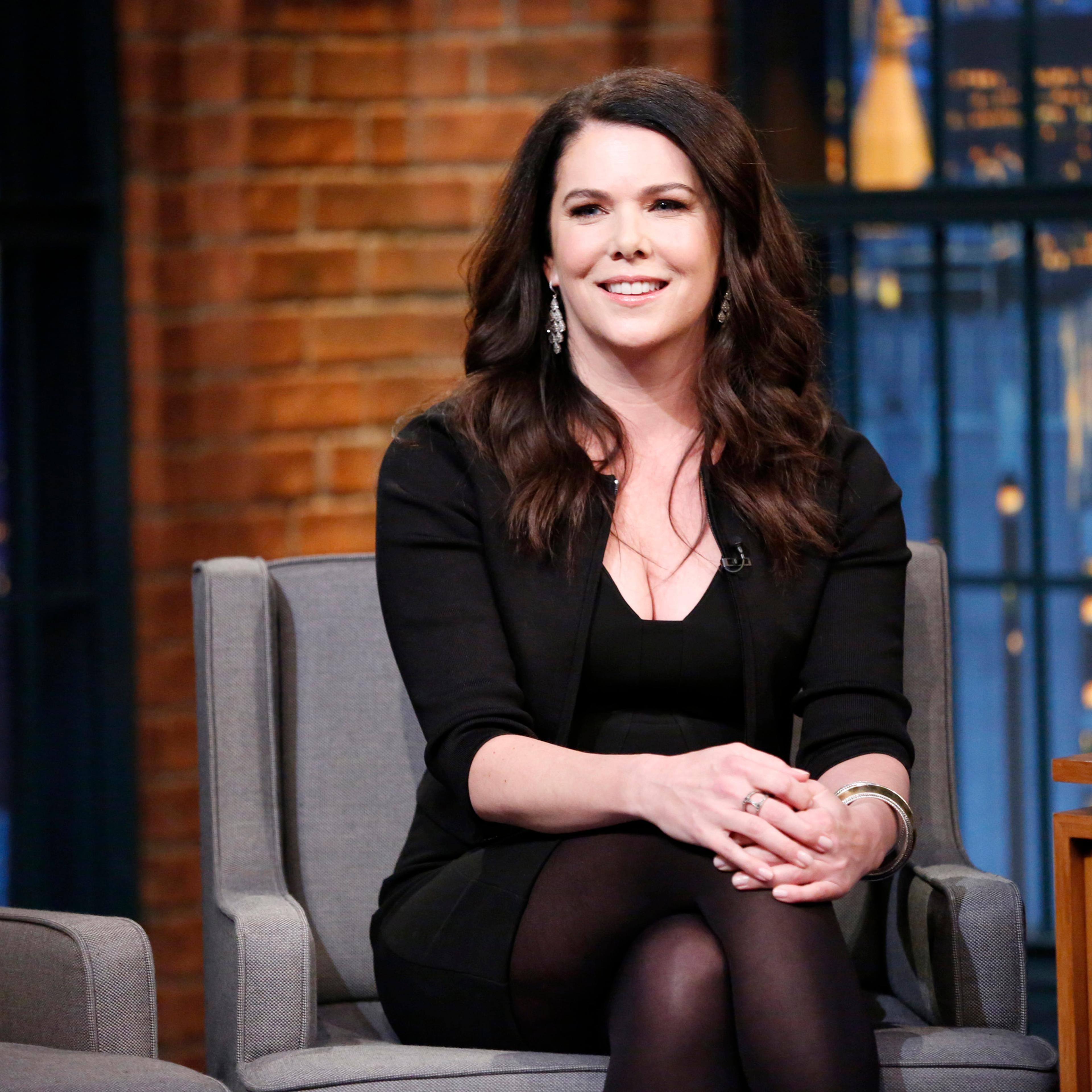 LATE NIGHT WITH SETH MEYERS -- Episode 0153 -- Pictured: Actress Lauren Graham during an interview on January 20, 2015 -- (Photo by: Lloyd Bishop/NBC/NBCU Photo Bank)