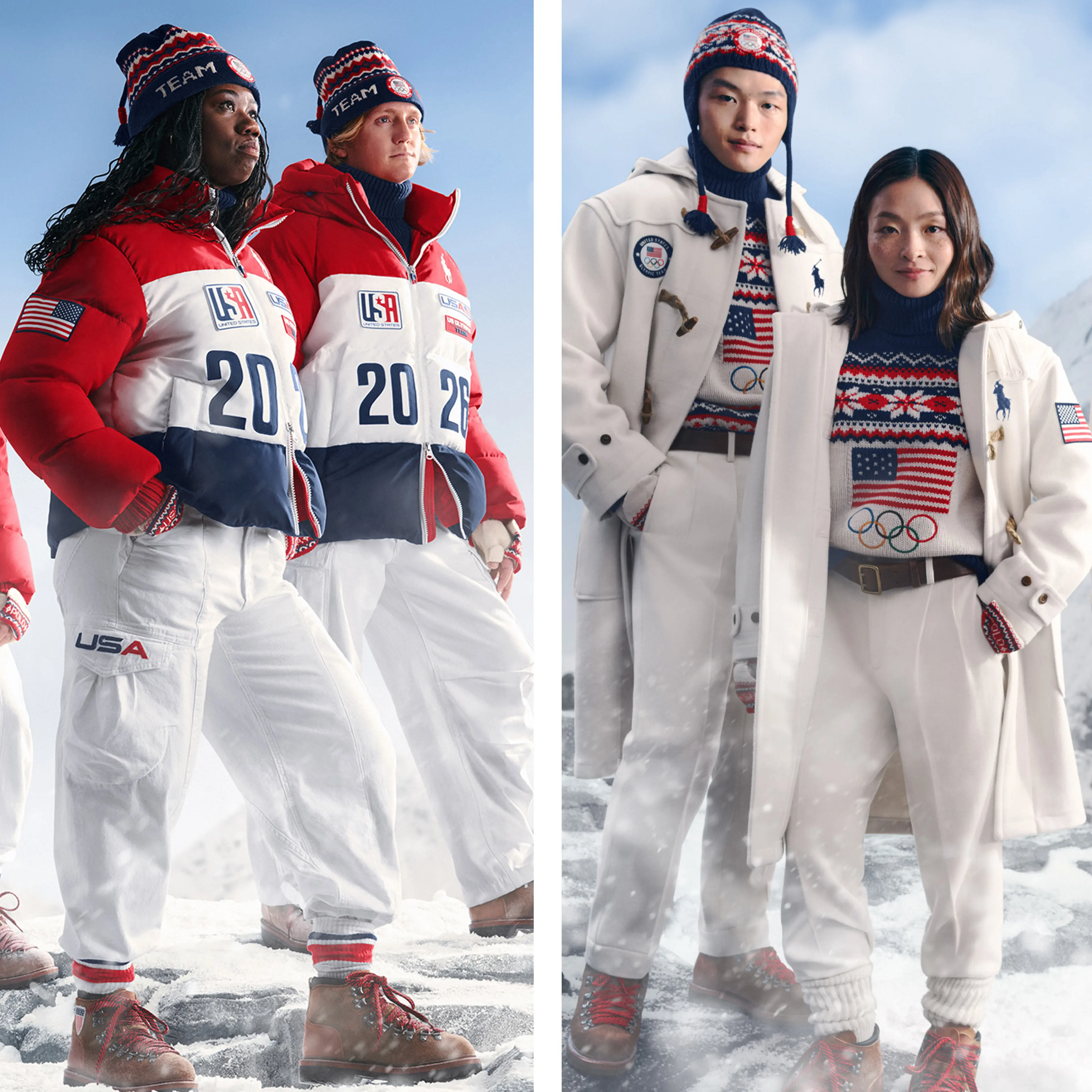 Team USA's Olympic uniforms by Ralph Lauren.