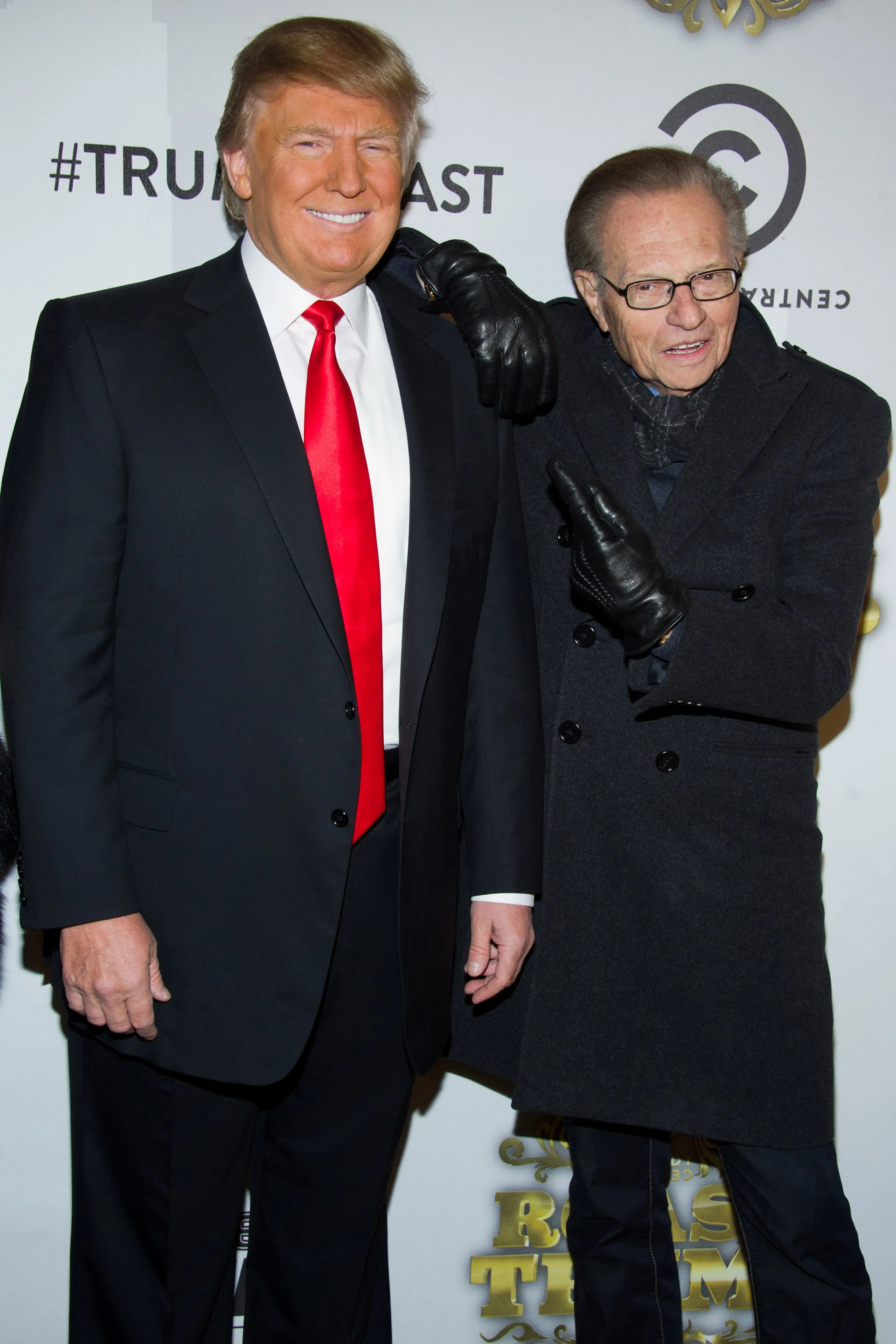 donald trump posing with celebrities