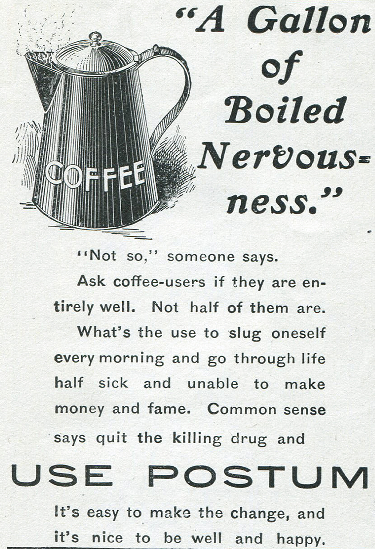 Ad For Postum