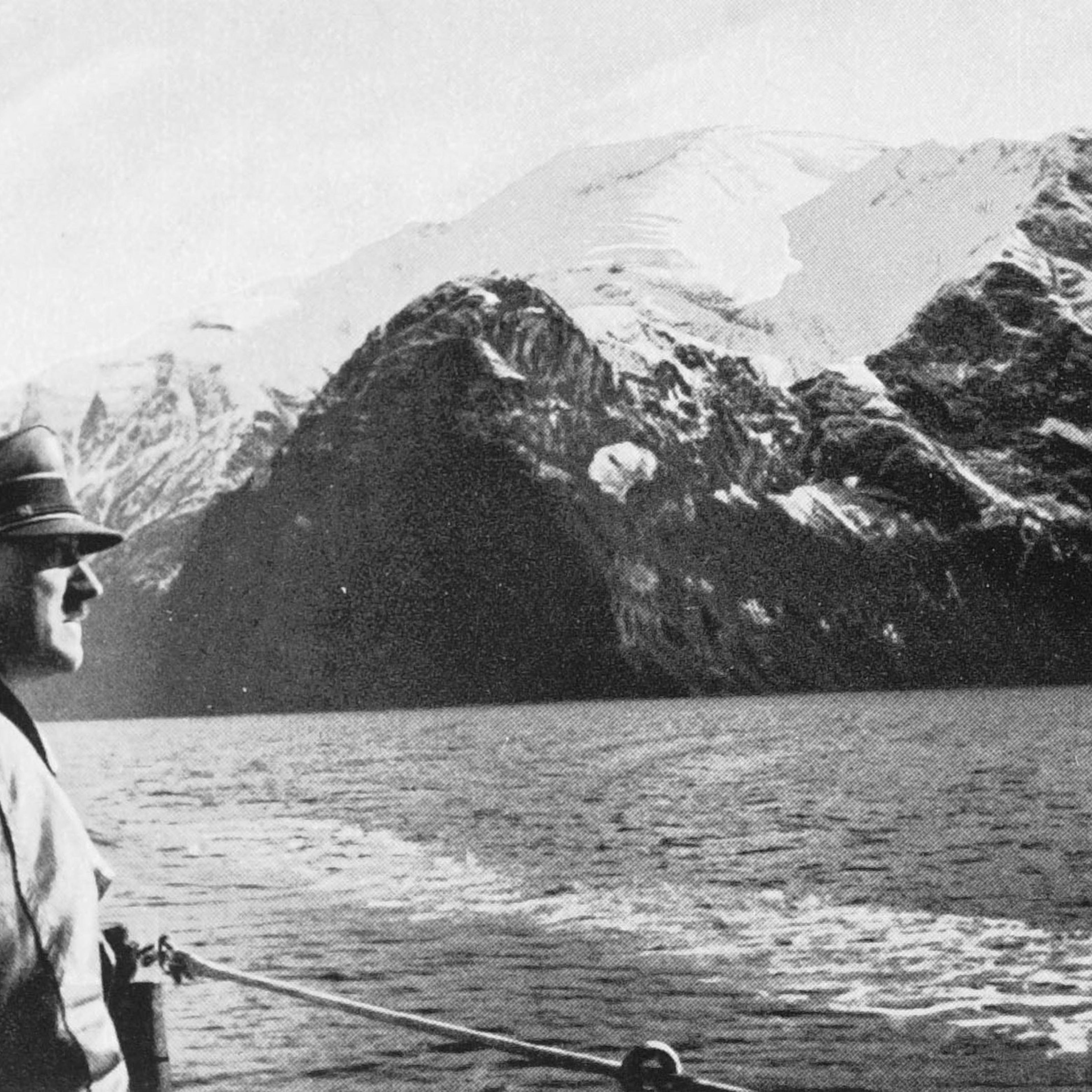 Hitler visitng the Norwegian fjords