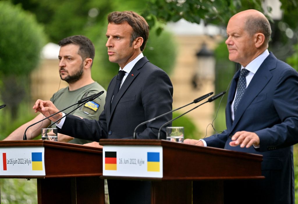 UKRAINE-RUSSIA-CONFLICT-FRANCE-GERMANY-ITALY