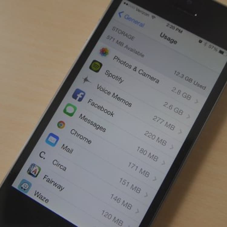 iphone space