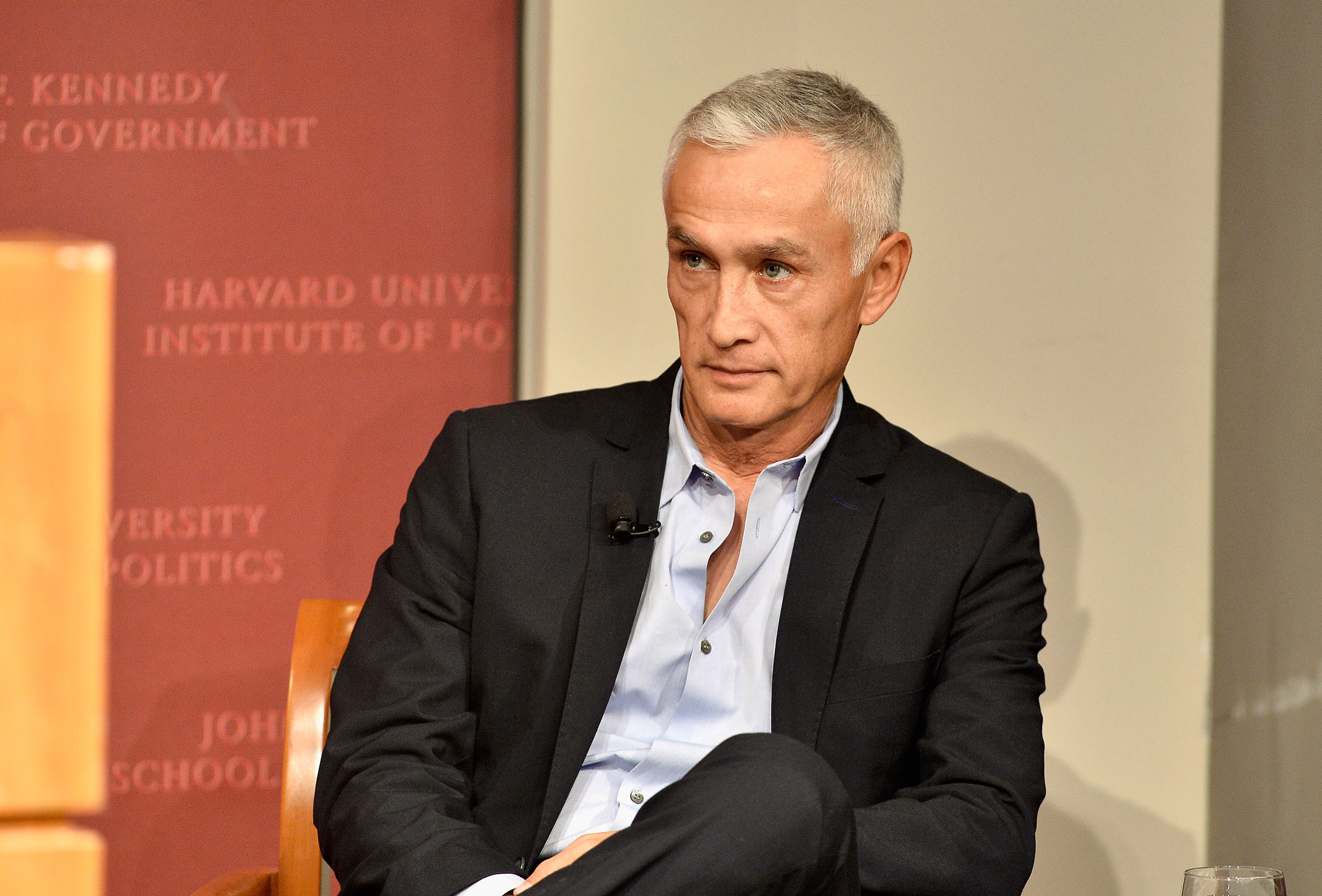 BOSTON, MA - APRIL 14: Journalist and author Jorge Ramos speaks at "America 2050: The Future of News &amp; Latinos" at the John F. Kennedy Junior Forum at Harvard University Kennedy School Institute of Politics on April 14, 2015 in Boston, Massachusetts.