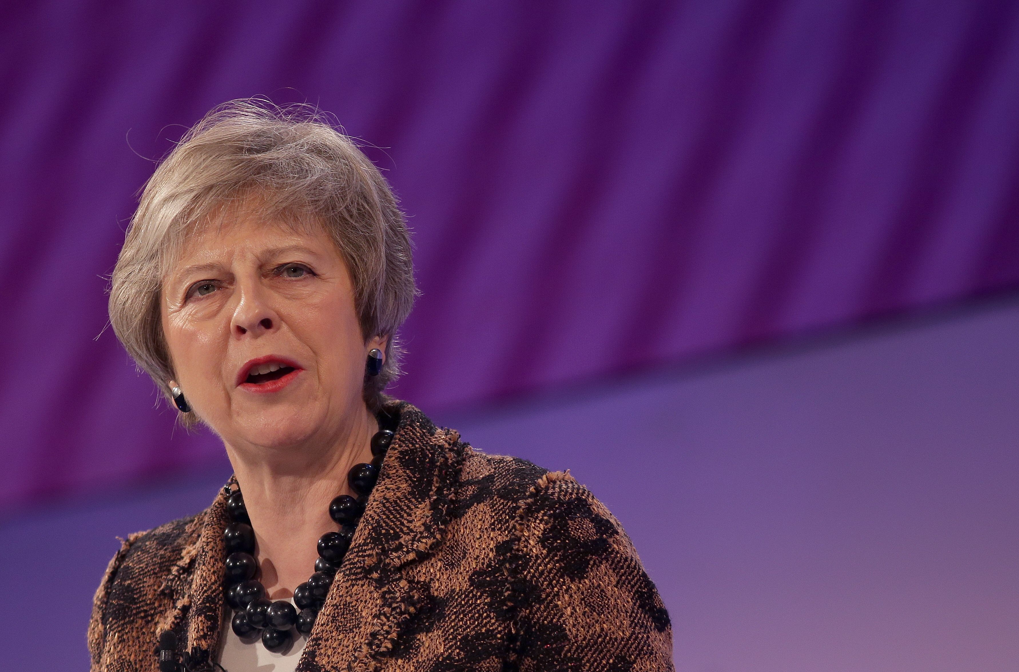 BRITAIN-ECONOMY-BUSINESS-CONFERENCE-CBI