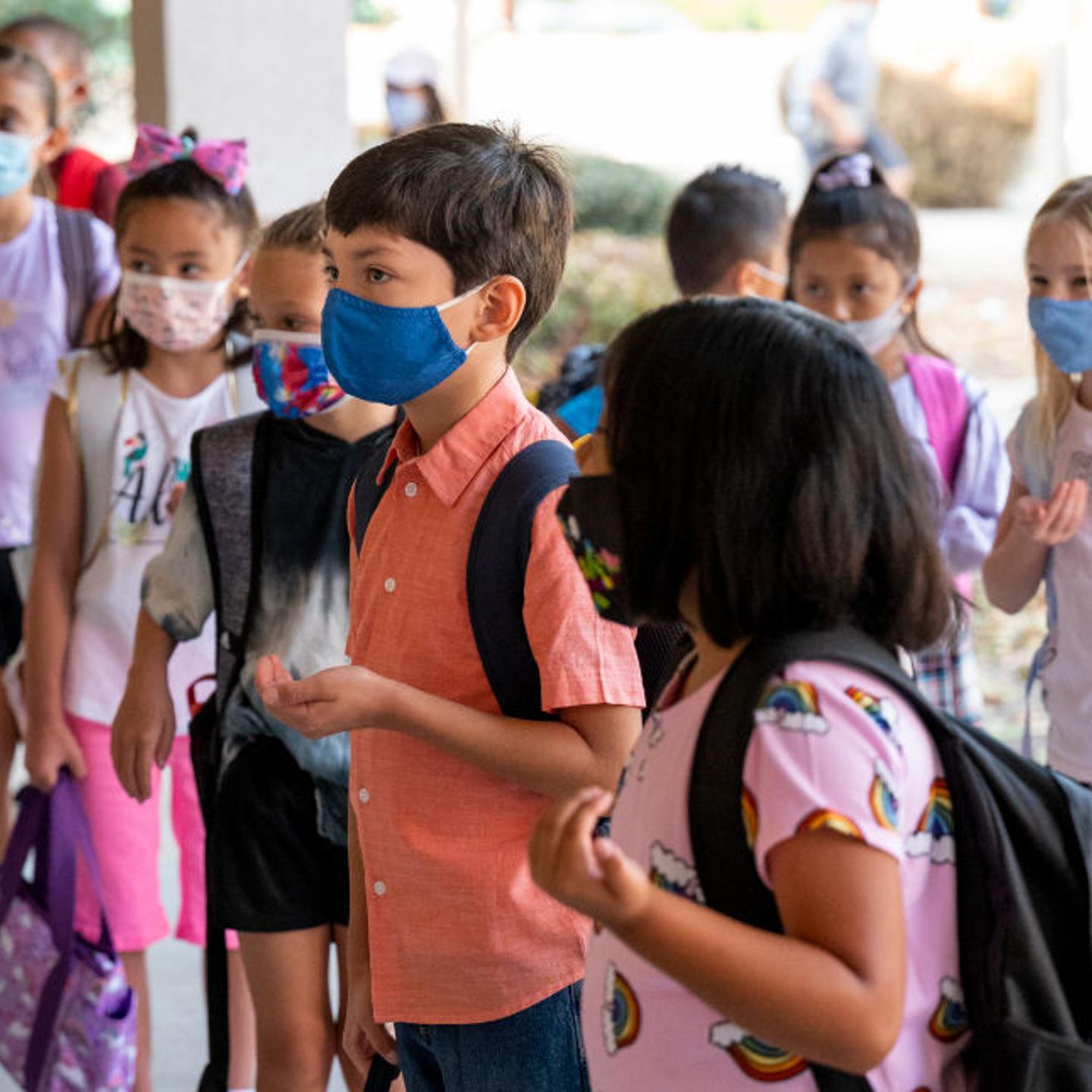 Elementary students return to class