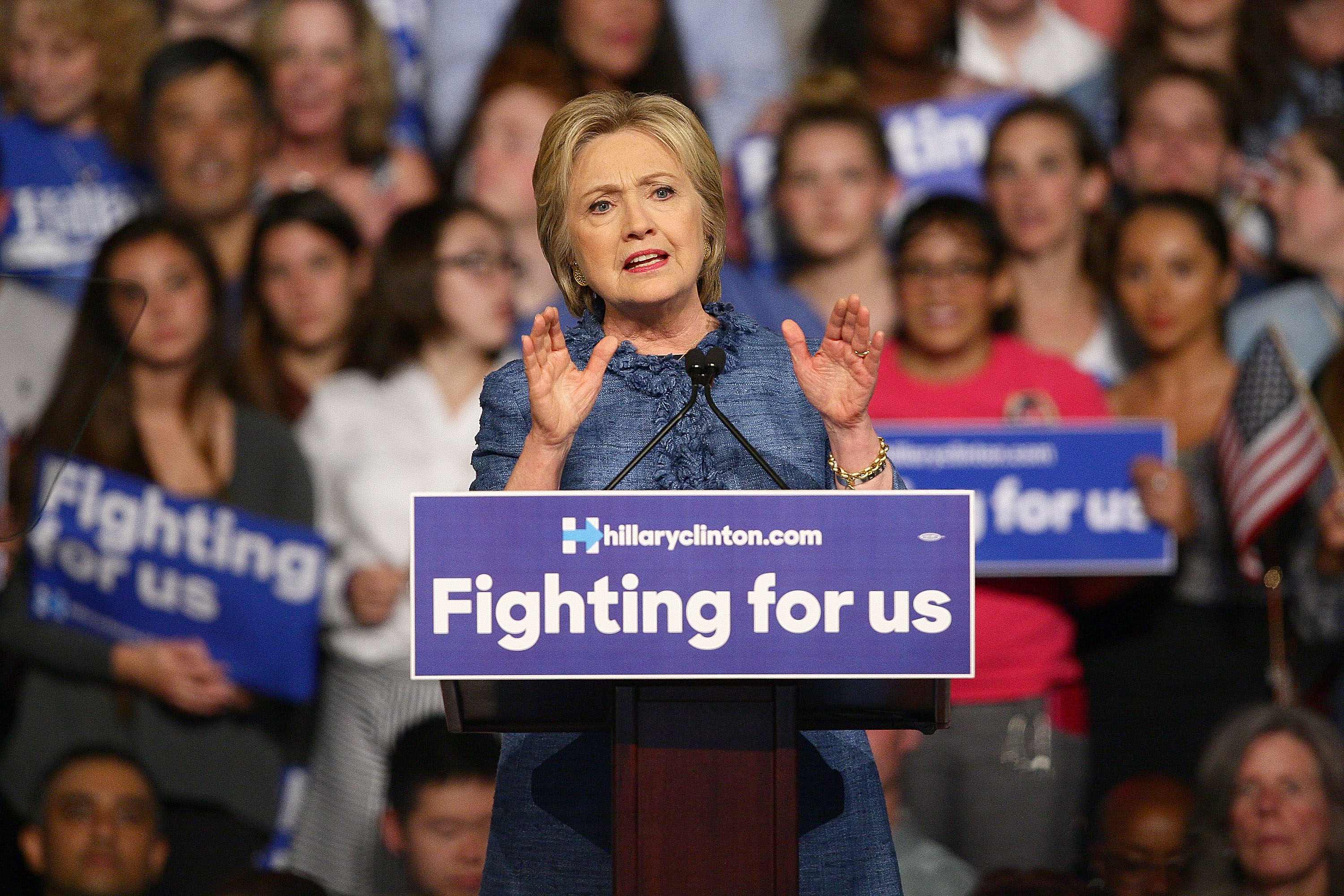 Hillary Clinton Primary Night Event In Miami