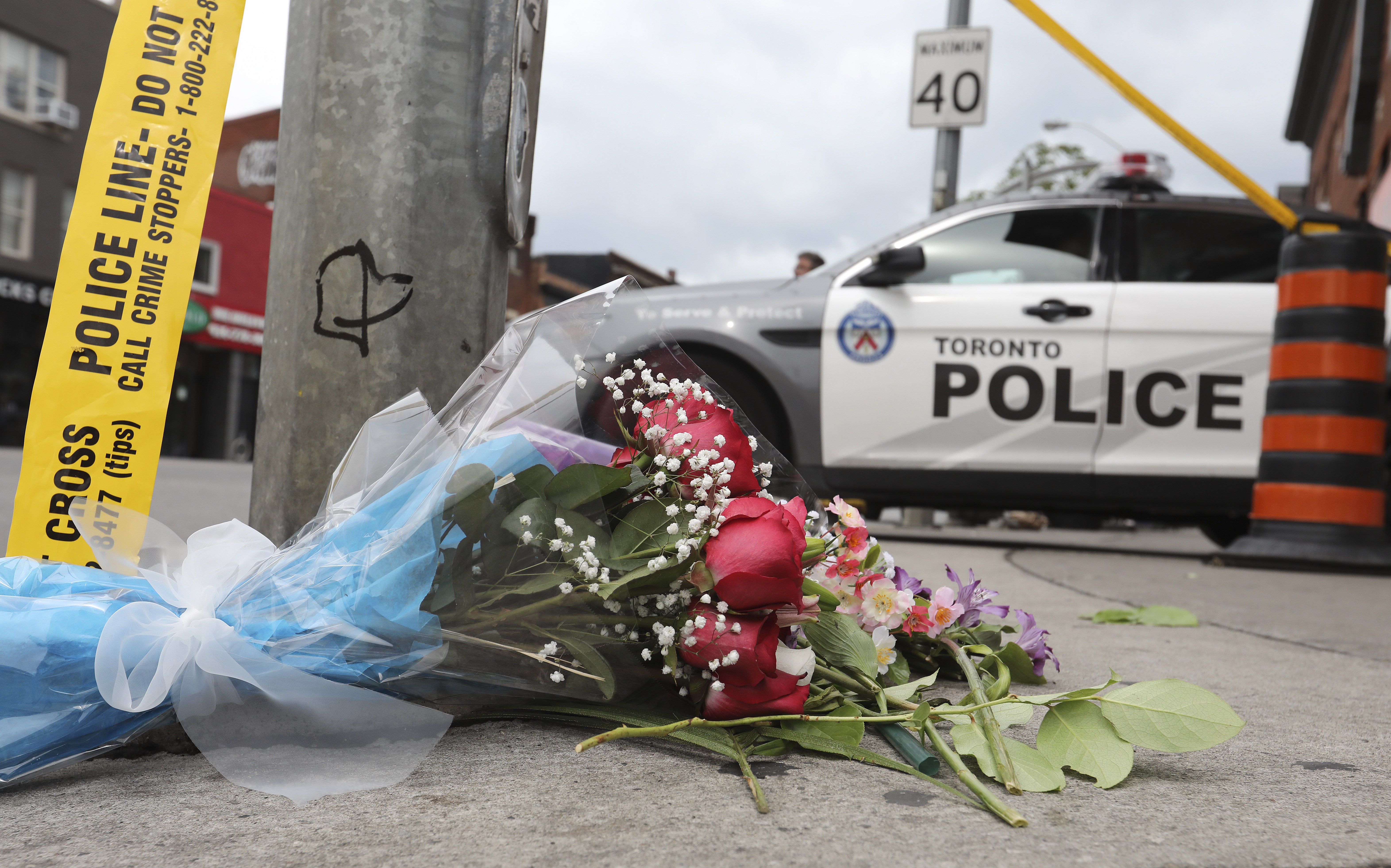 Shooting on the Danforth, the day after