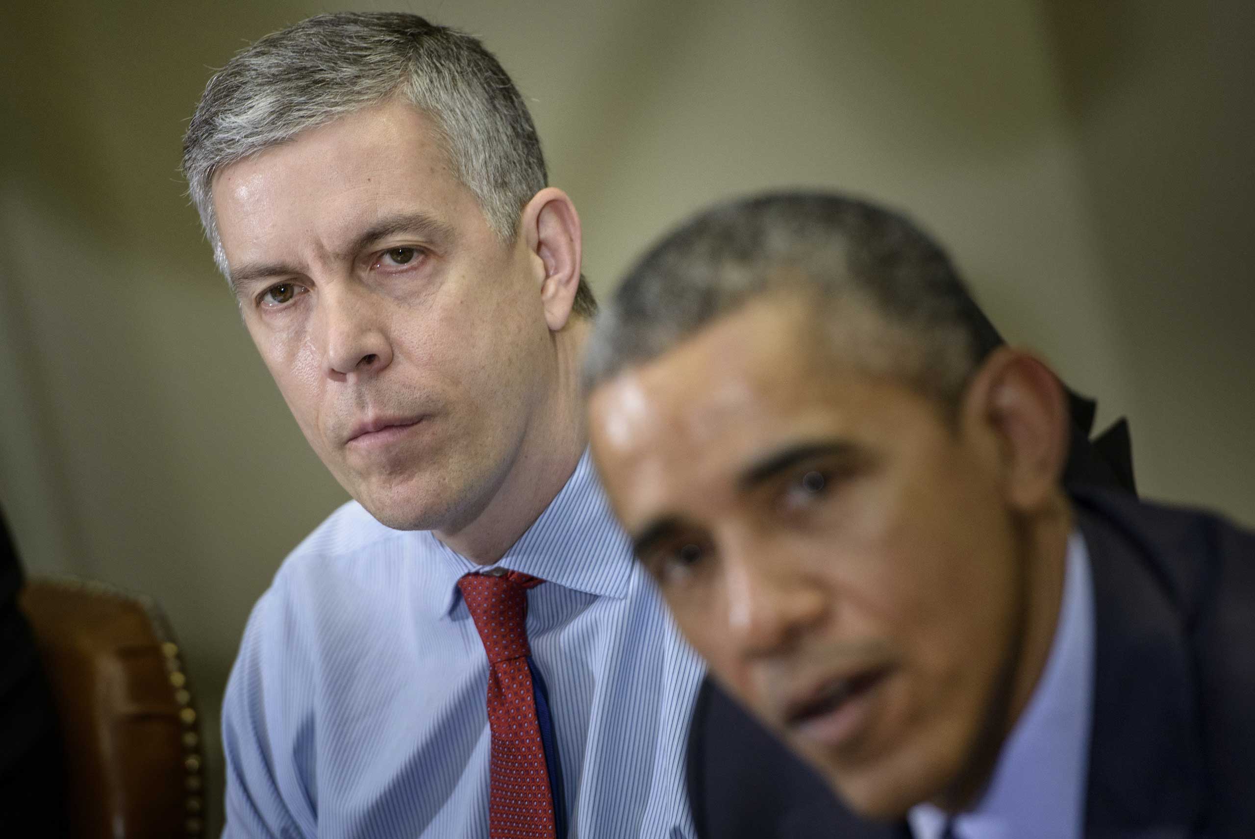 Arne Duncan Obama prisoners pell grants
