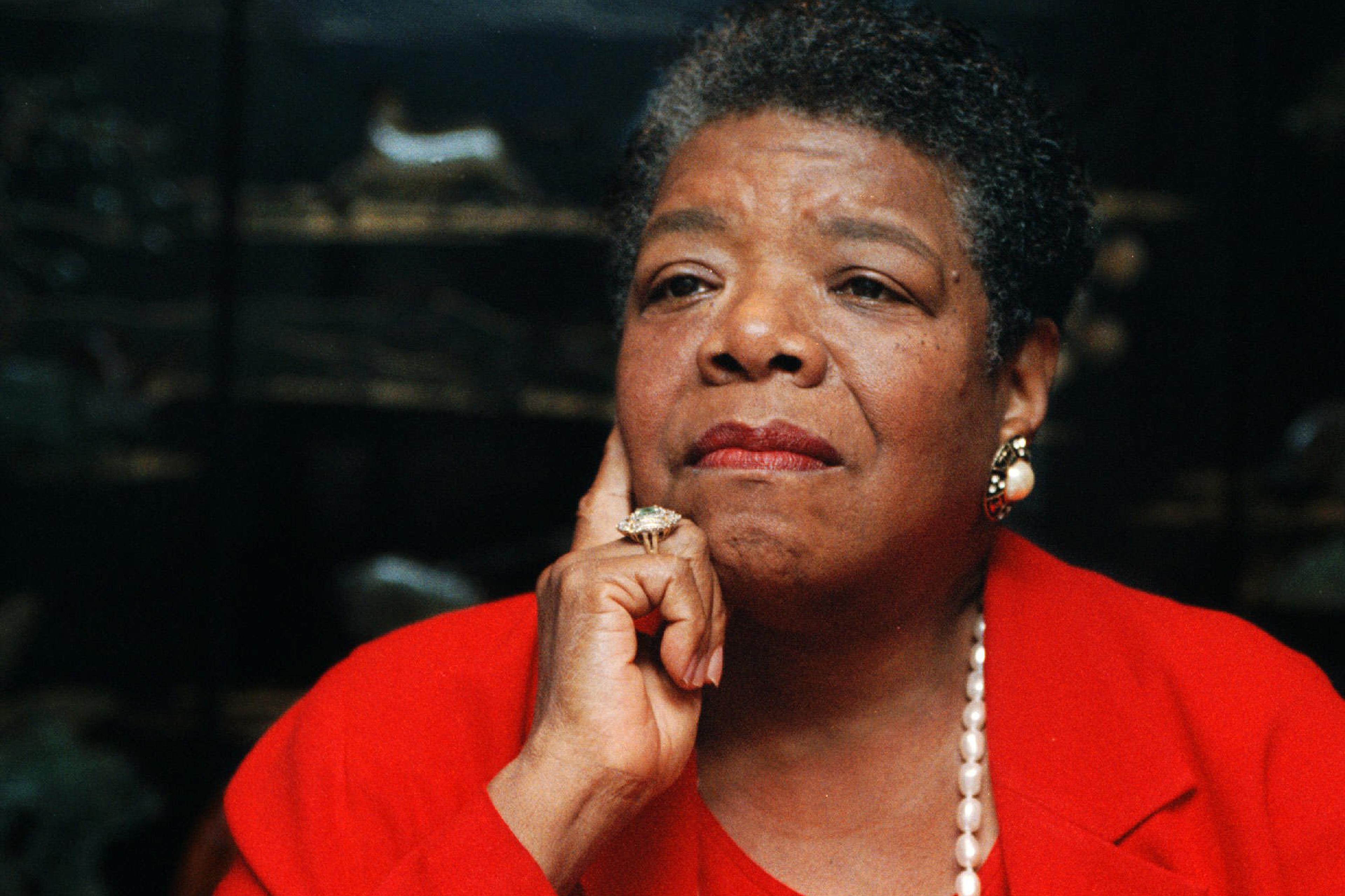Maya Angelou in 1996.