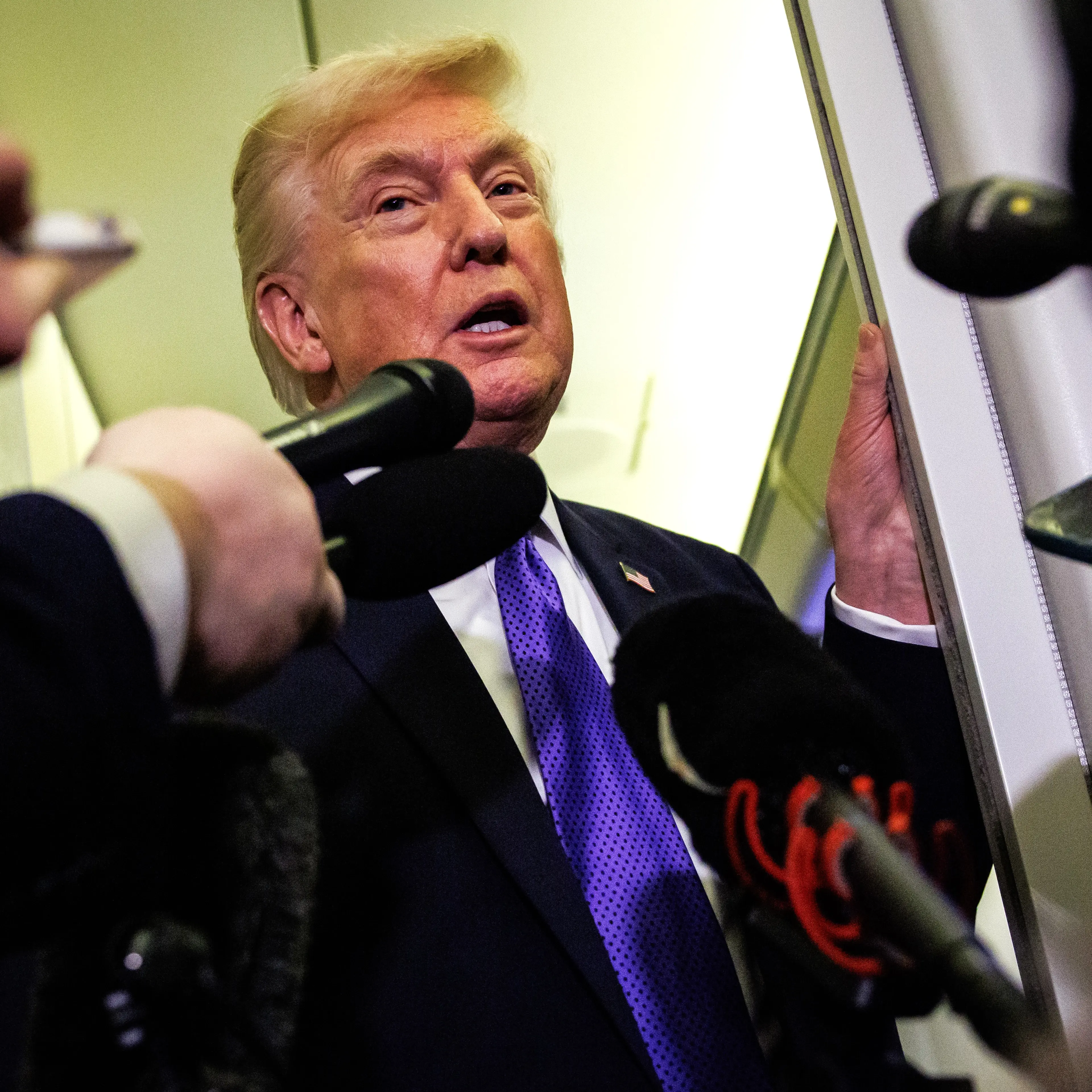 President Trump Spends Weekend At His Mar-a-Lago Resort In Florida