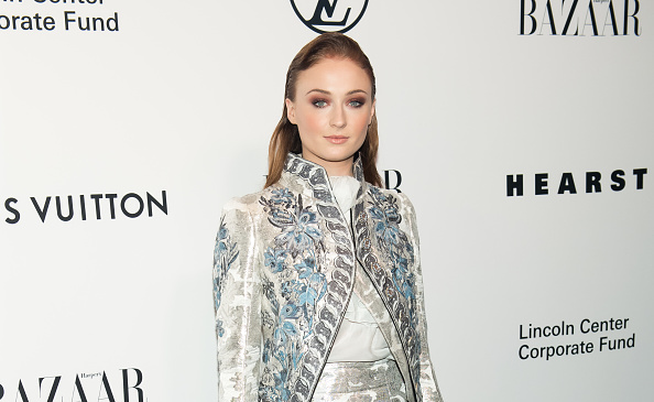 Sophie Turner attends an evening honoring Louis Vuitton and Nicolas Ghesquiere