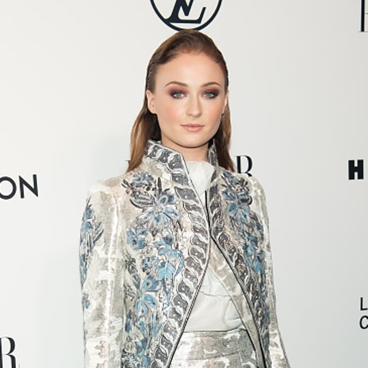 Sophie Turner attends an evening honoring Louis Vuitton and Nicolas Ghesquiere