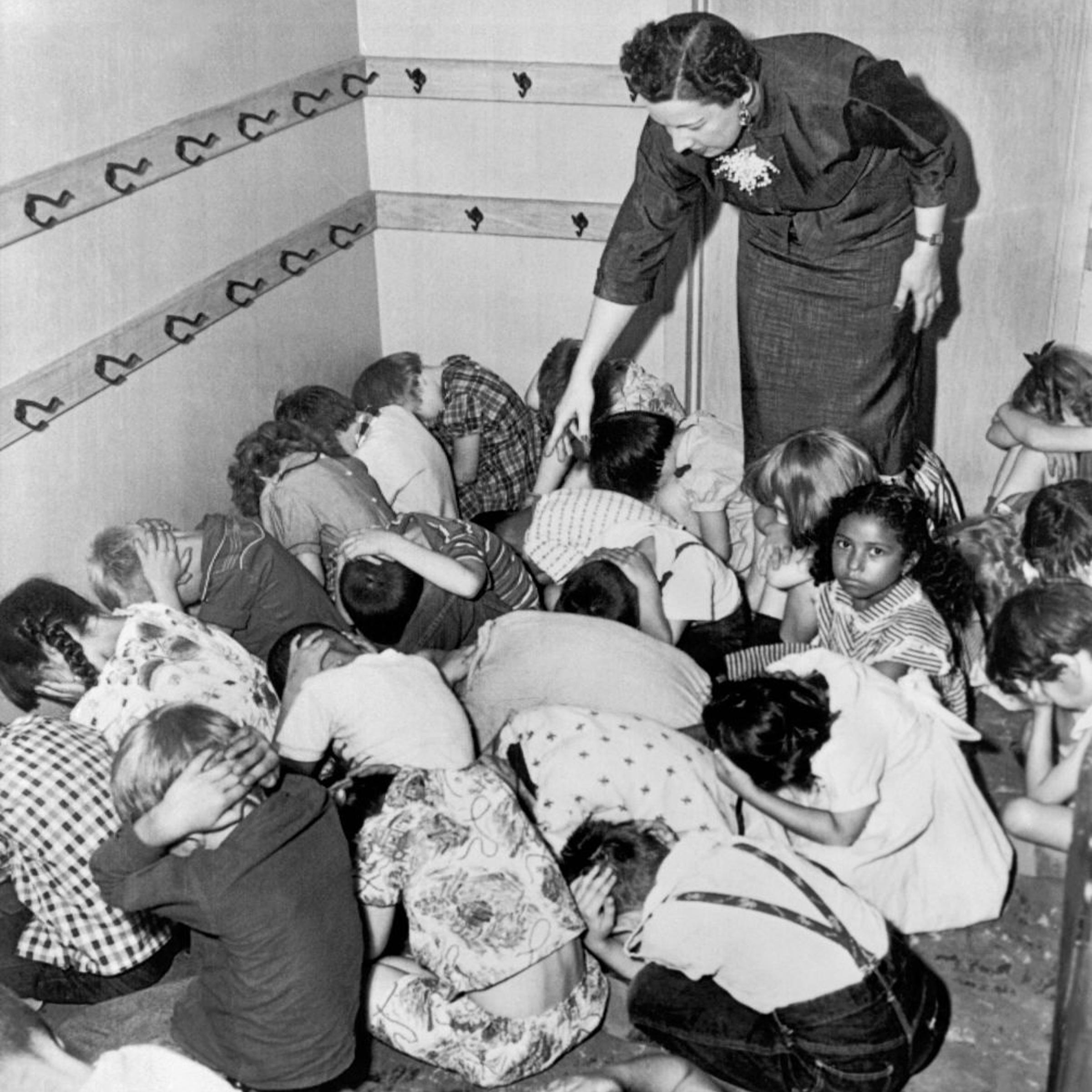 School Duck And Cover Drill