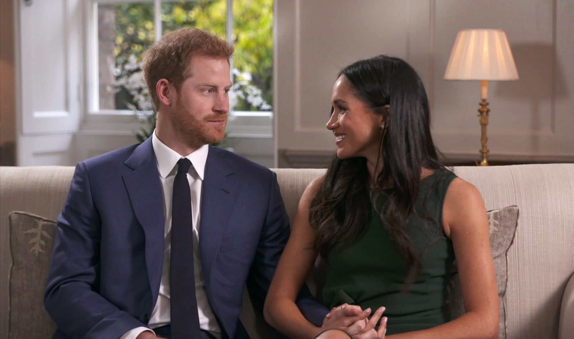 Prince Harry and Meghan Markle during BBC interview
