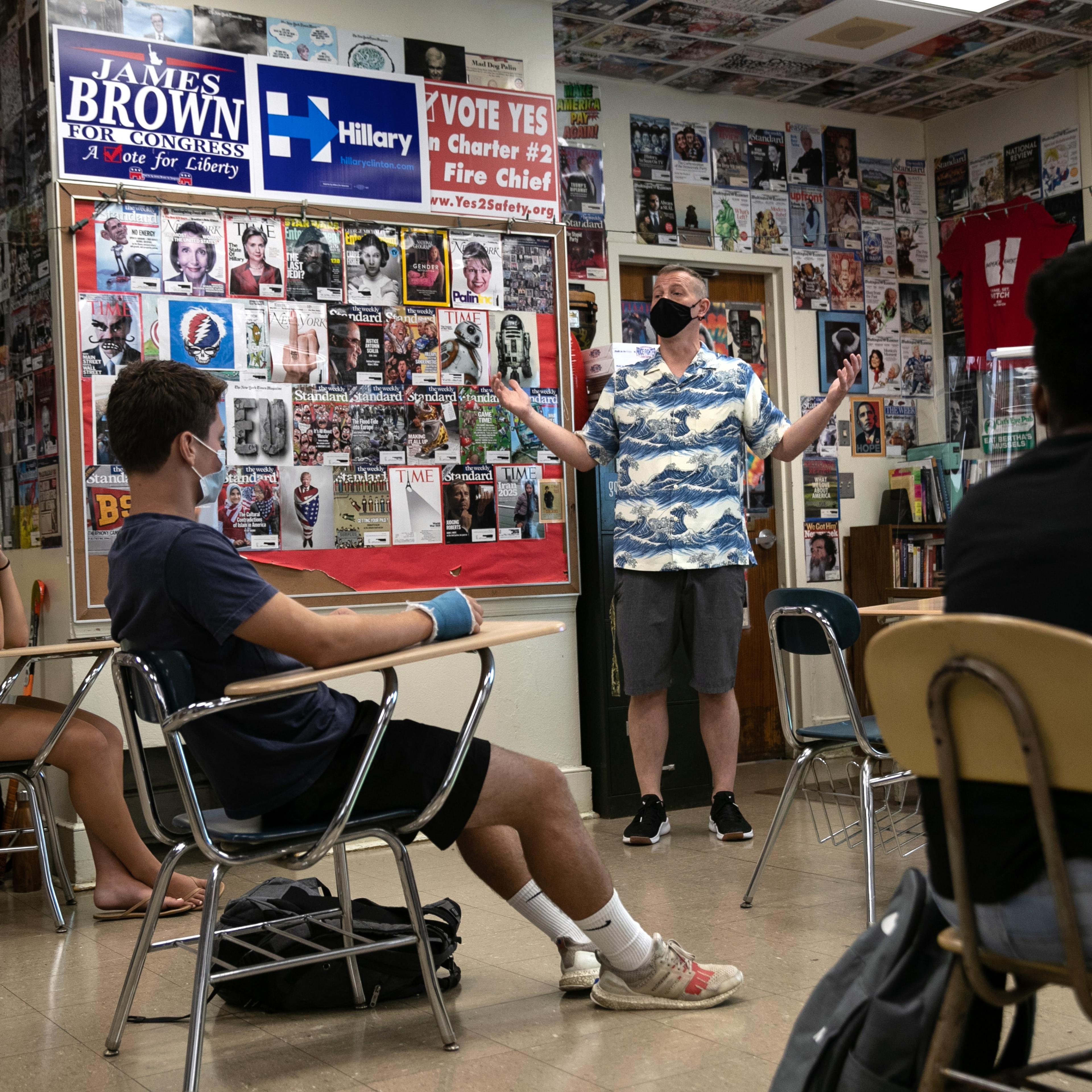Civics teacher discusses the U.S. presidential election