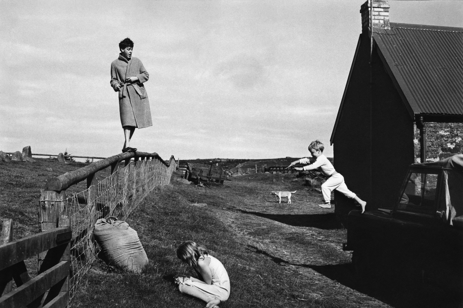 Paul, Stella and James, Scotland, 1982
