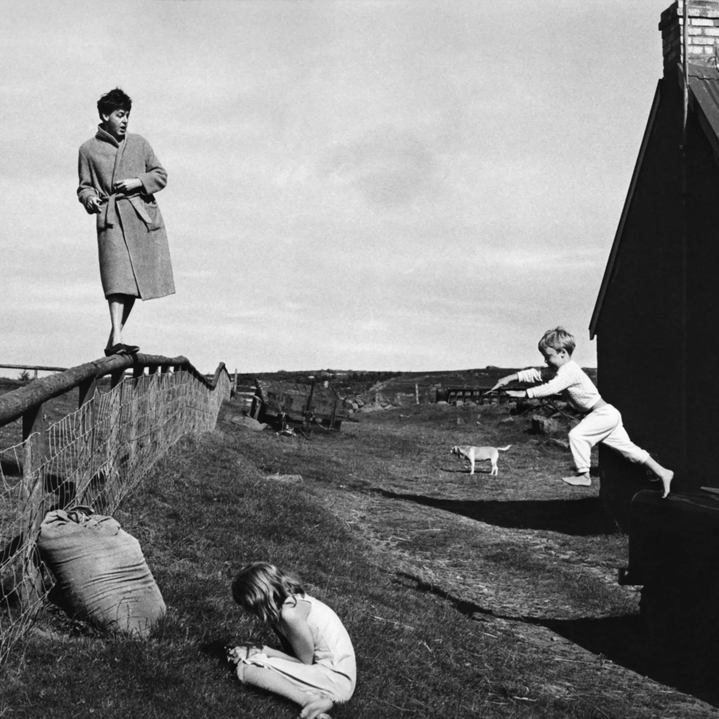 Paul, Stella and James, Scotland, 1982