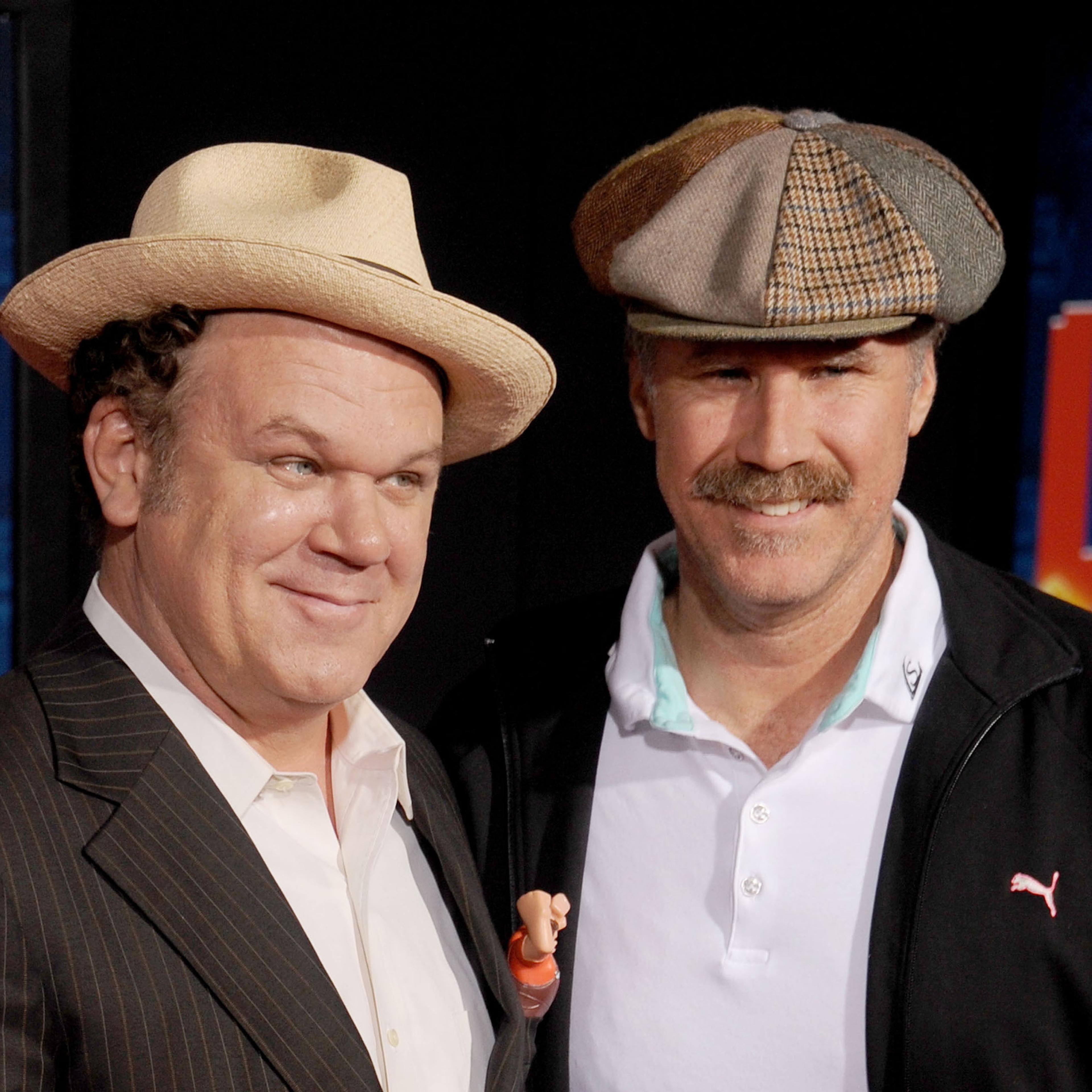 John C. Reilly and Will Ferrell arrive at the Los Angeles premiere of "Wreck-It Ralph" at the El Capitan Theatre in Hollywood, Calif., on Oct. 29, 2012.