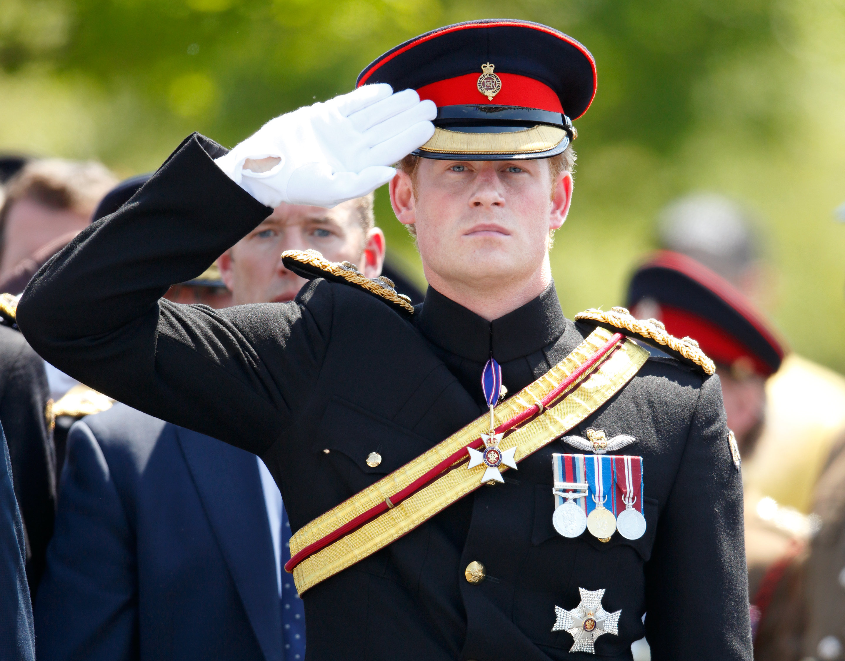 Prince Harry Visits The National Memorial Arboretum