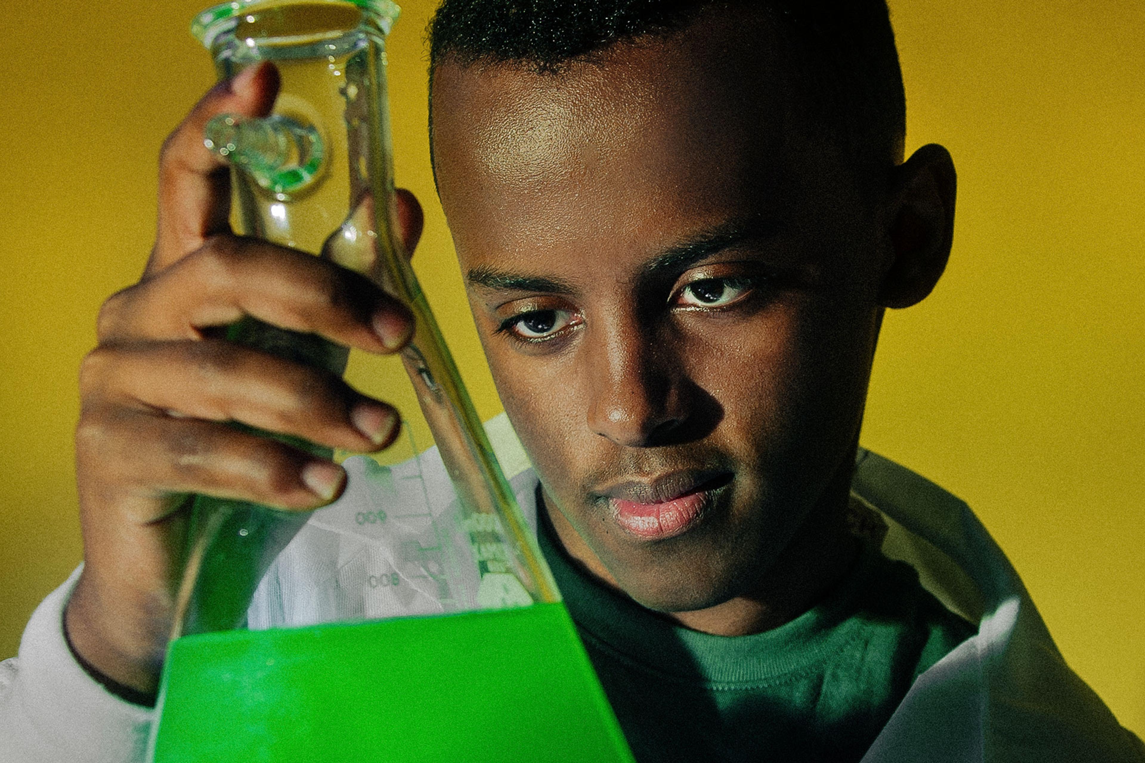 Heman Bekele photographed at Johns Hopkins Bloomberg School of Public Health in Baltimore on July 11