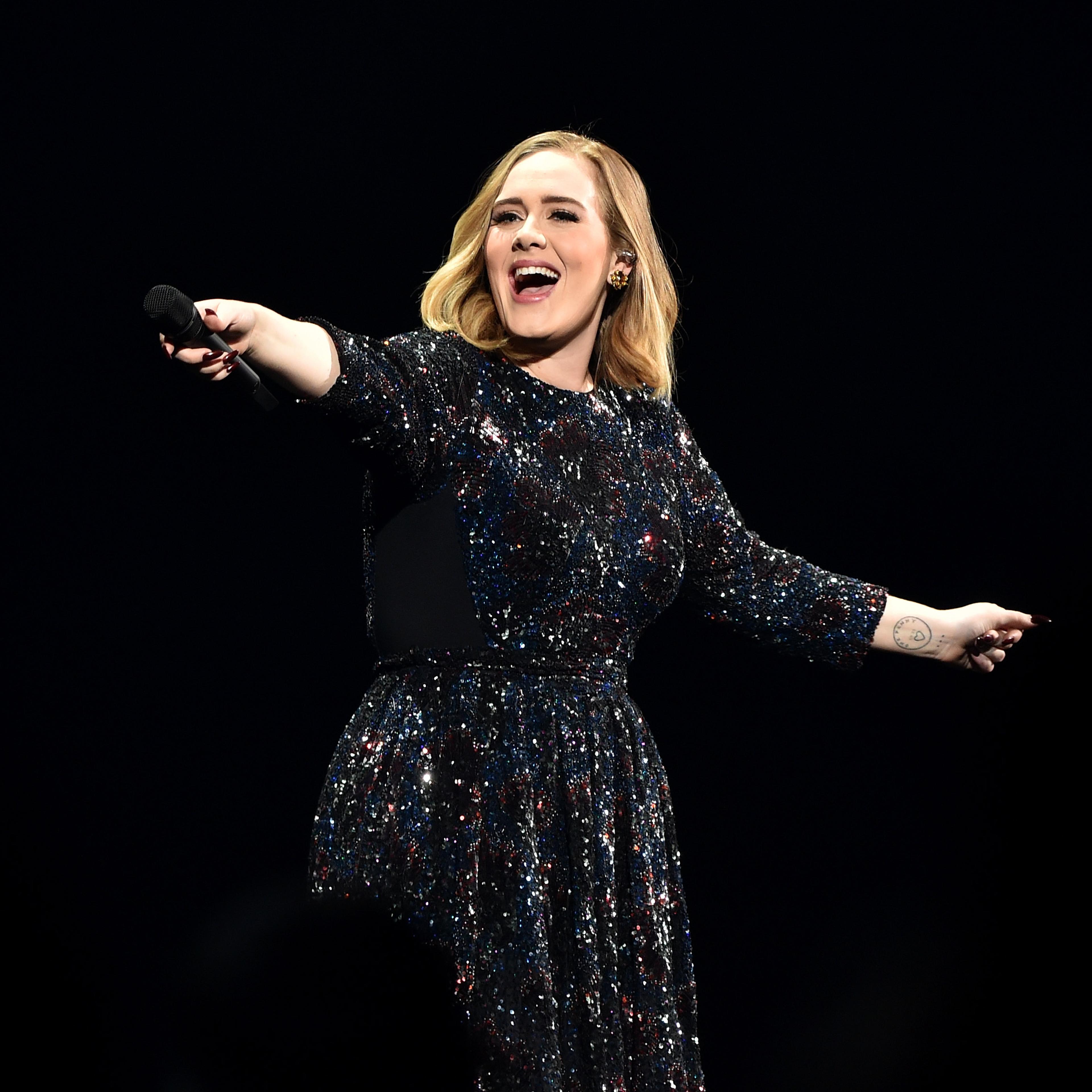 Adele performs at Genting Arena on March 29, 2016 in Birmingham, England.