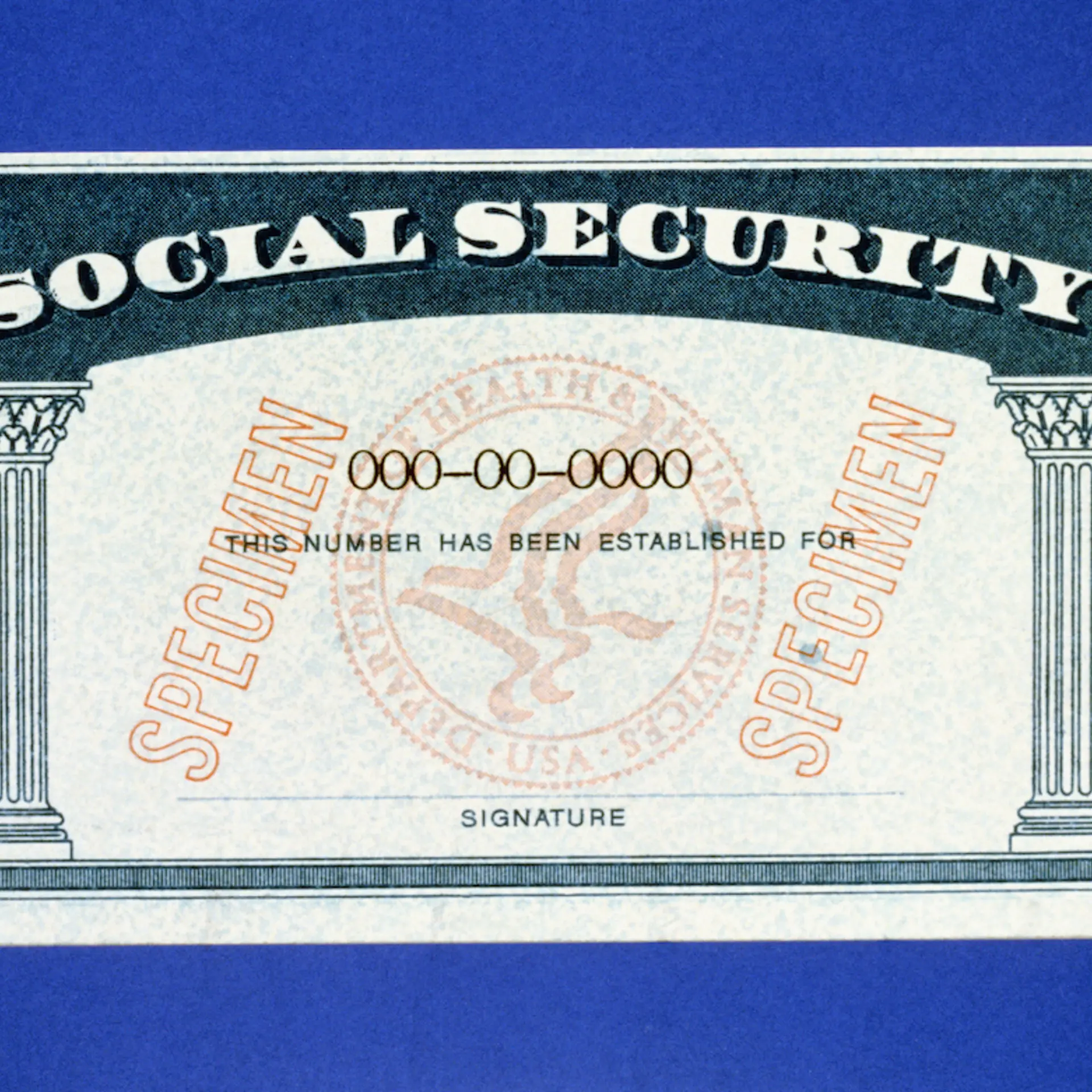 American Social Security Card