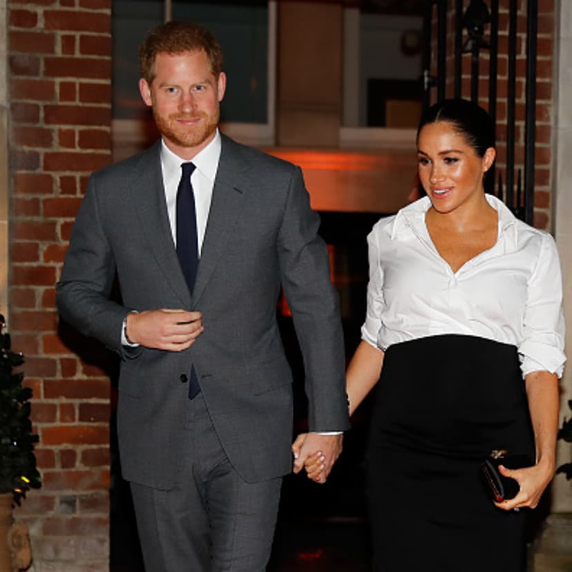 Prince Harry, Duke of Sussex and Meghan, Duchess of Sussex attend the Endeavour Fund awards at Drapers' Hall on February 7, 2019 in London, England.