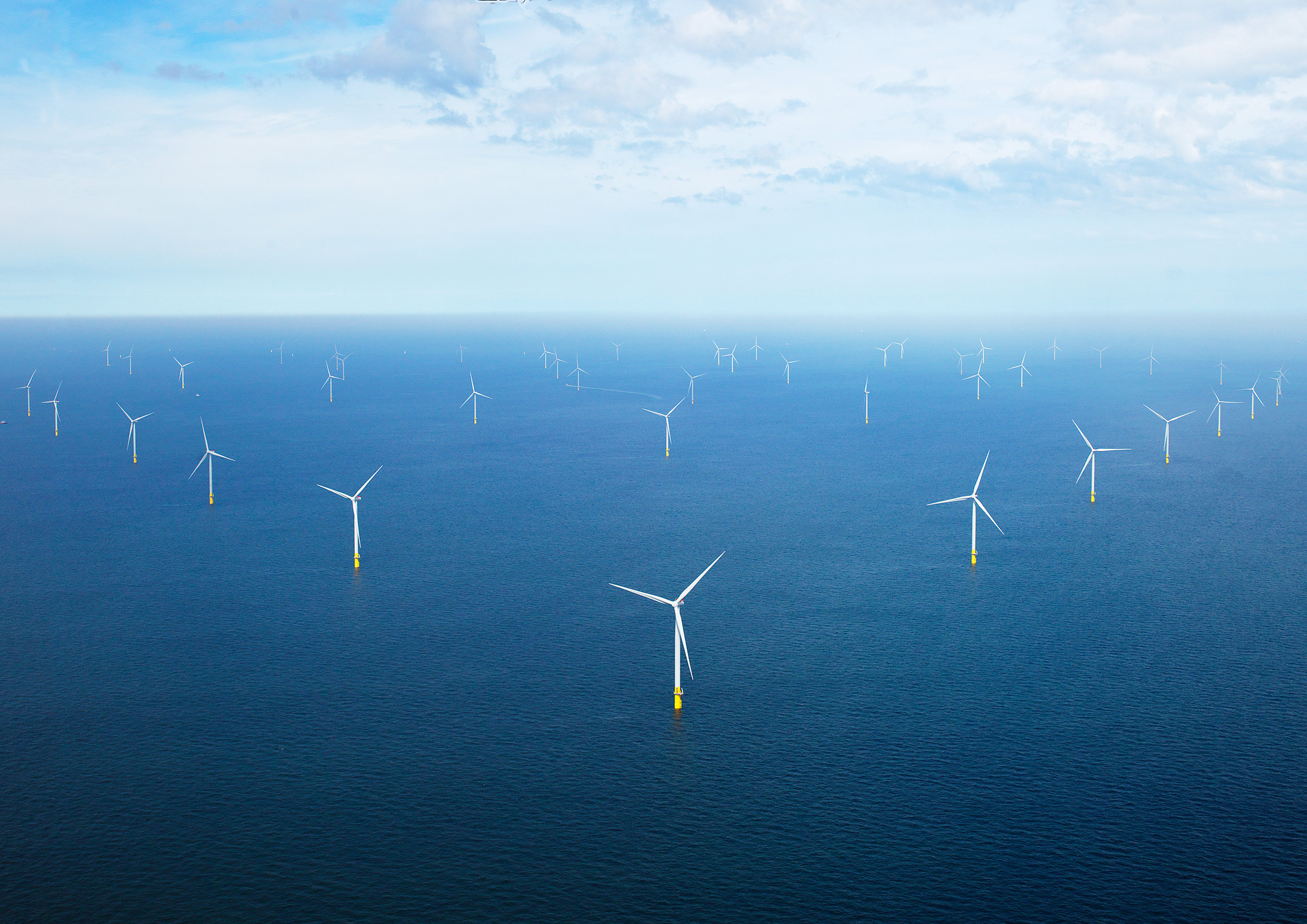 Orsted's offshore windfarm "Borssele 1 & 2," located off the coast of the Dutch province of Zeeland.