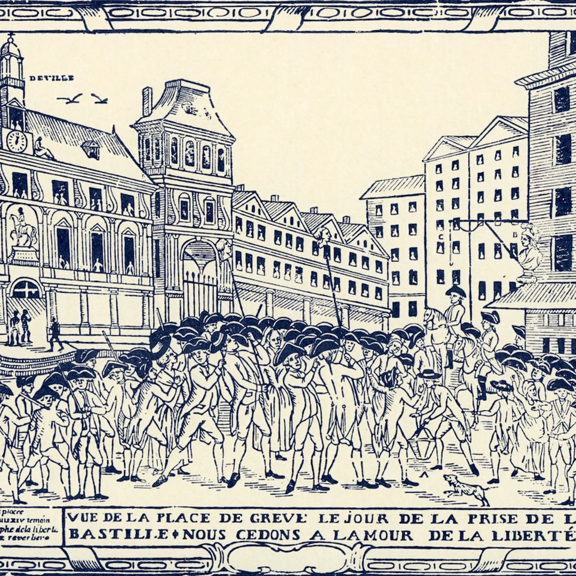 Place de Grève at the Storming of the Bastille