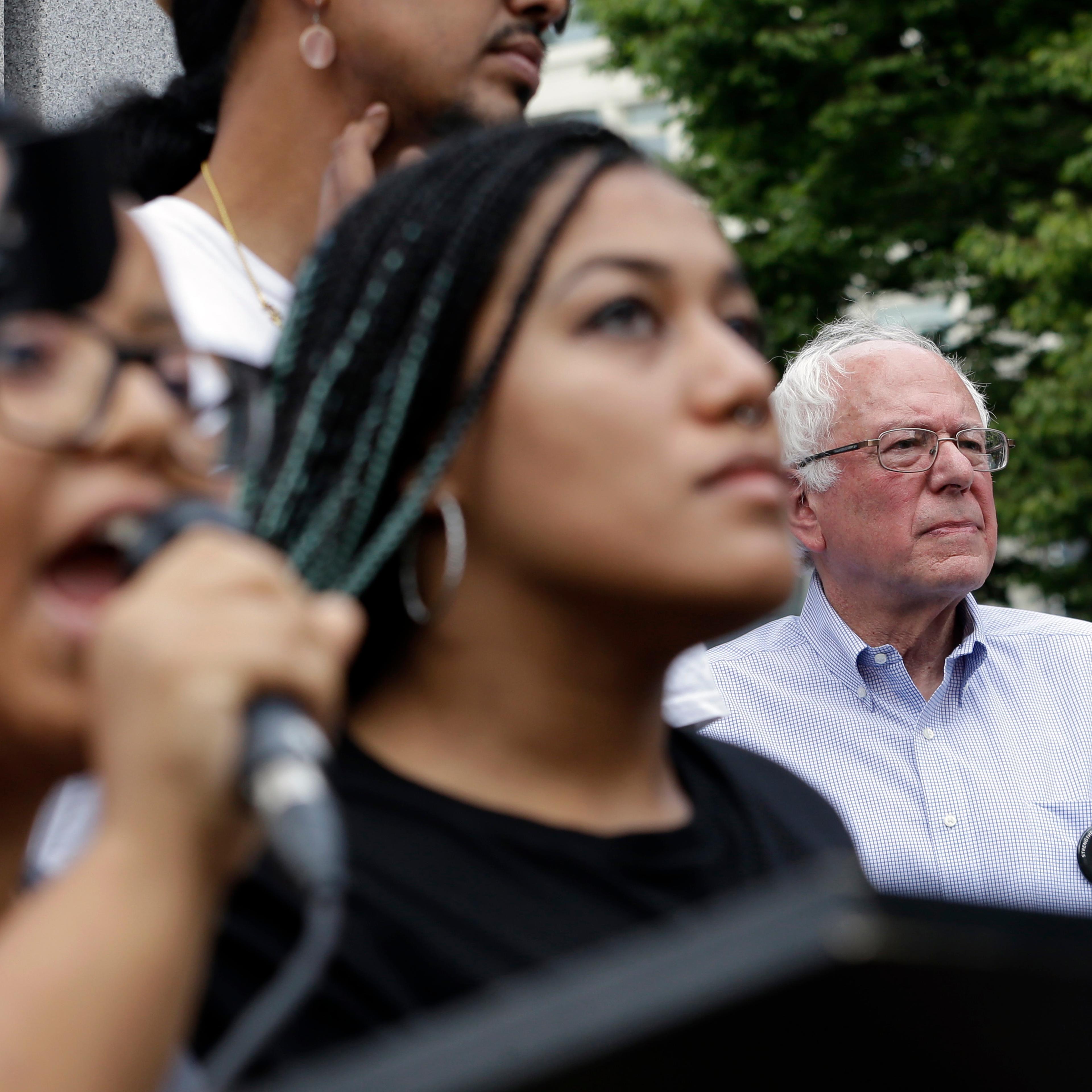 Bernie Sanders black lives matters seattle