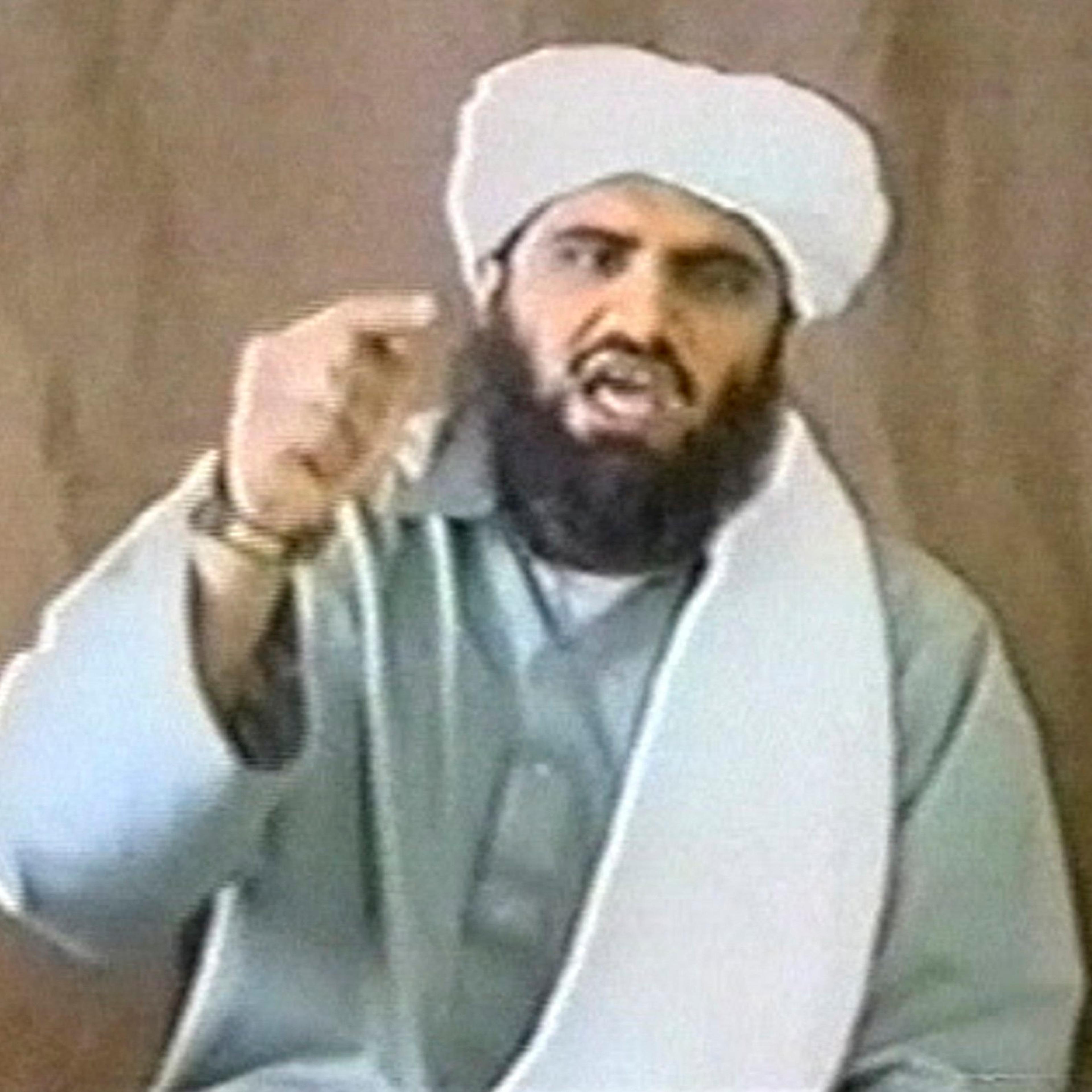 Still image taken from an undated video of Suleiman Abu Ghaith