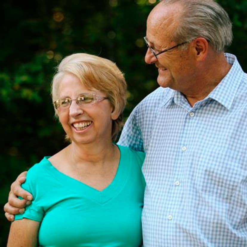 From left: SIM missionary Nancy Writebol and her husband David in an undisclosed location on Aug. 20, 2014.