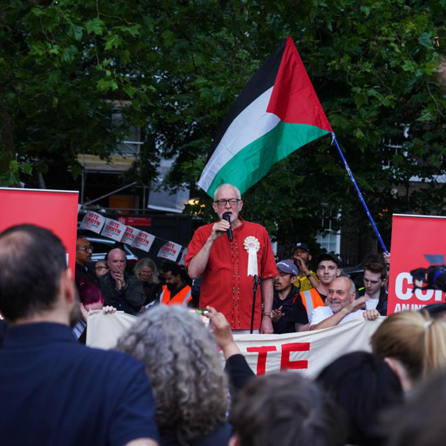 Jeremy Corbyn Rally On The Eve Of Election Day