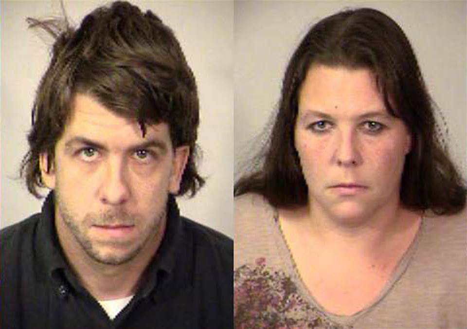 Scott Suggs, 28, and Brandy Kangas, 36, of Spotsylvania County, Virginia, pleaded guilty on March 30 after police say they locked their three children behind a gate in filthy conditions in the home.