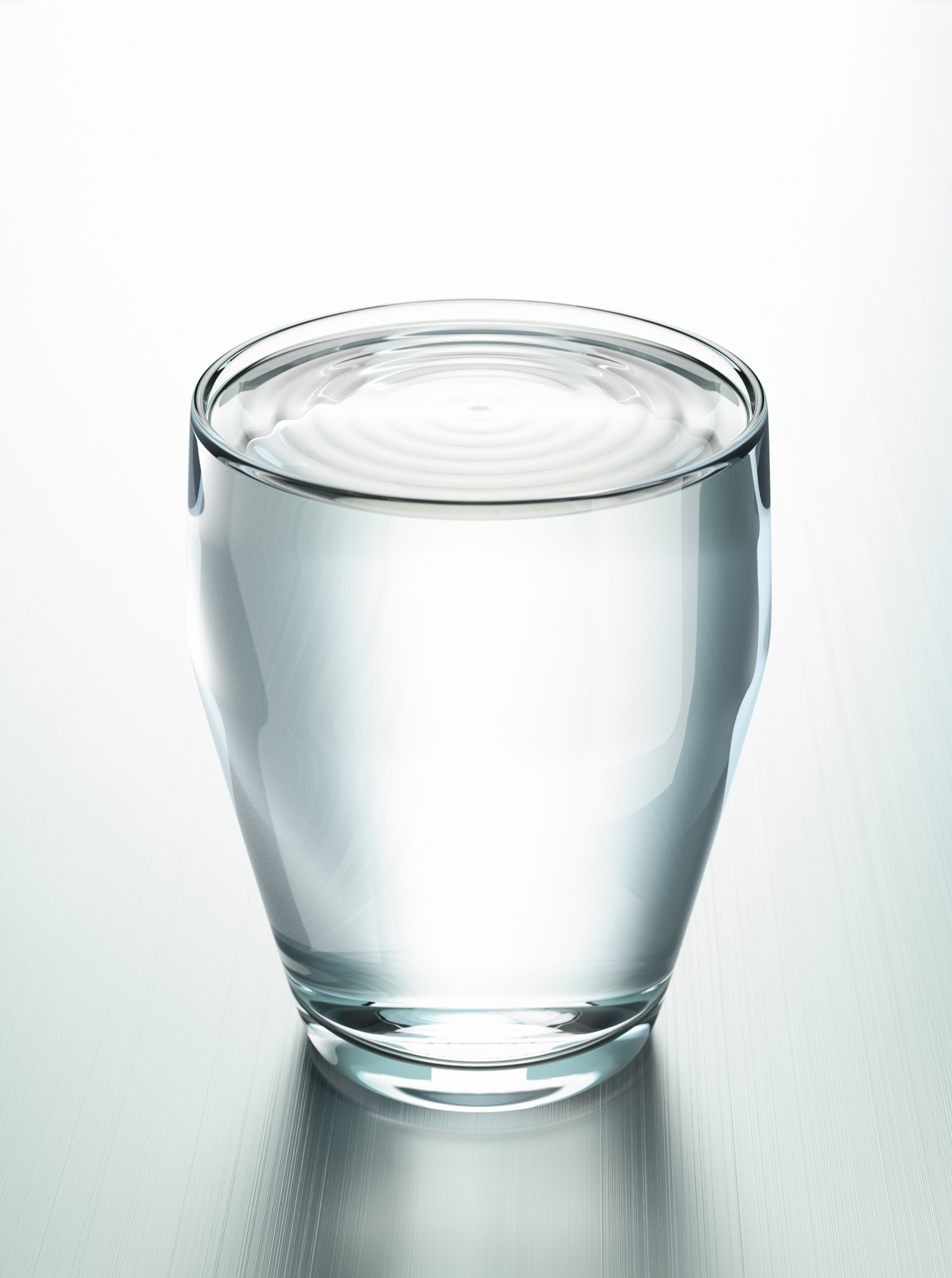 Glass full of water