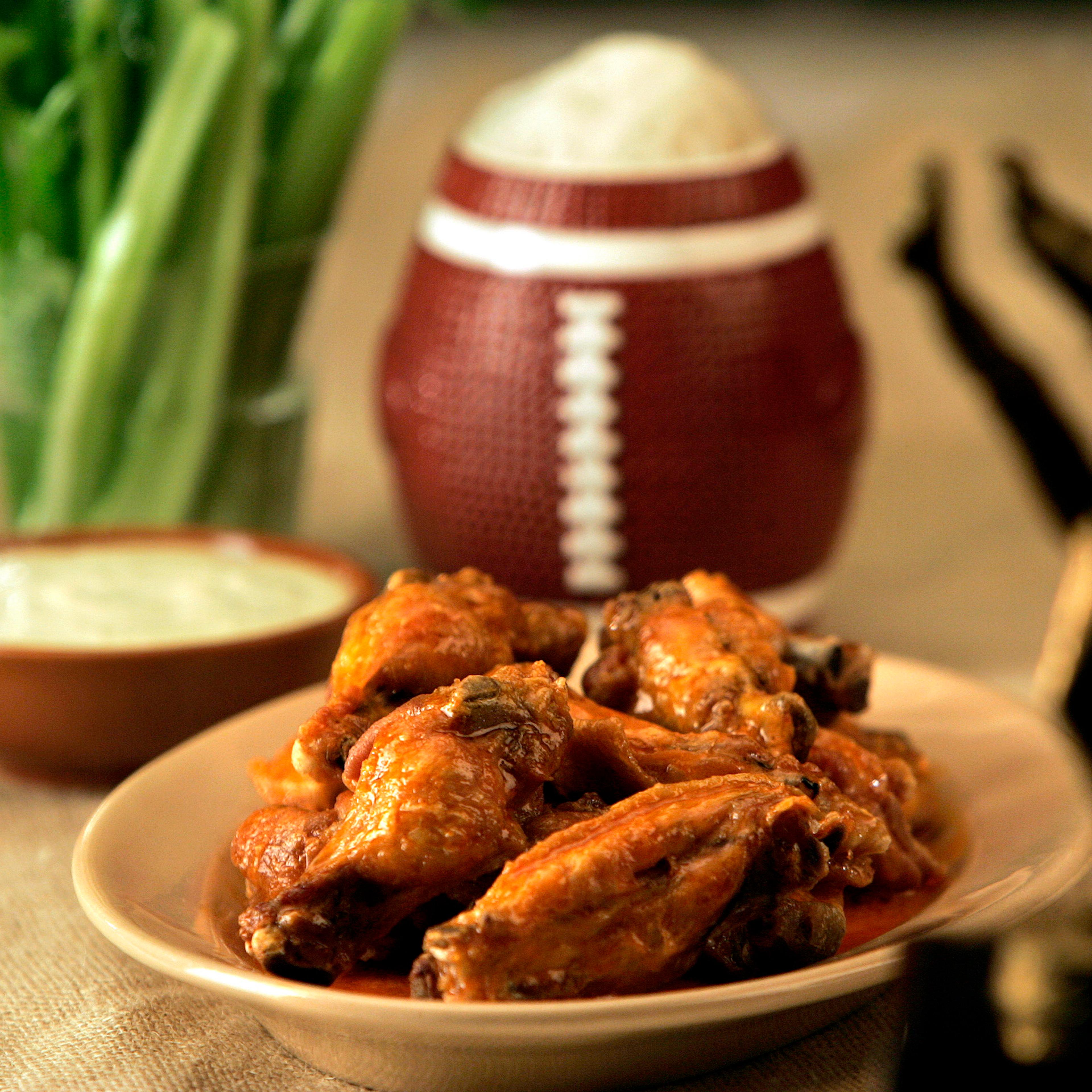 Super Bowl?Buffalo chicken wings with blue cheese