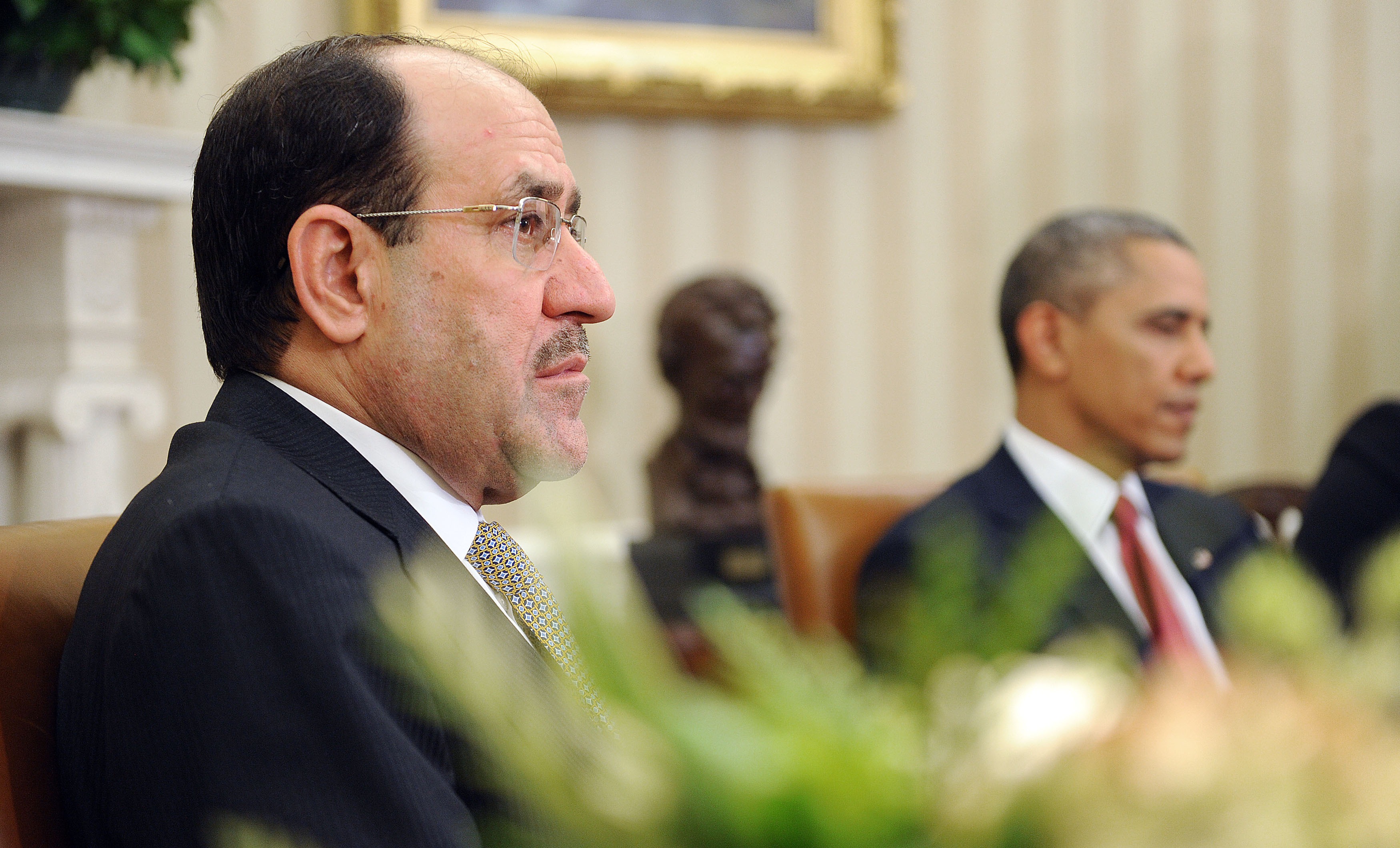 Obama Meets With Iraqi Prime Minister Nouri al-Maliki At White House