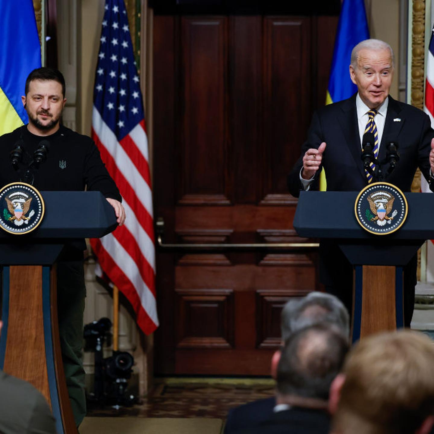 President Biden Meets With Visiting Ukrainian President Zelensky At The White House