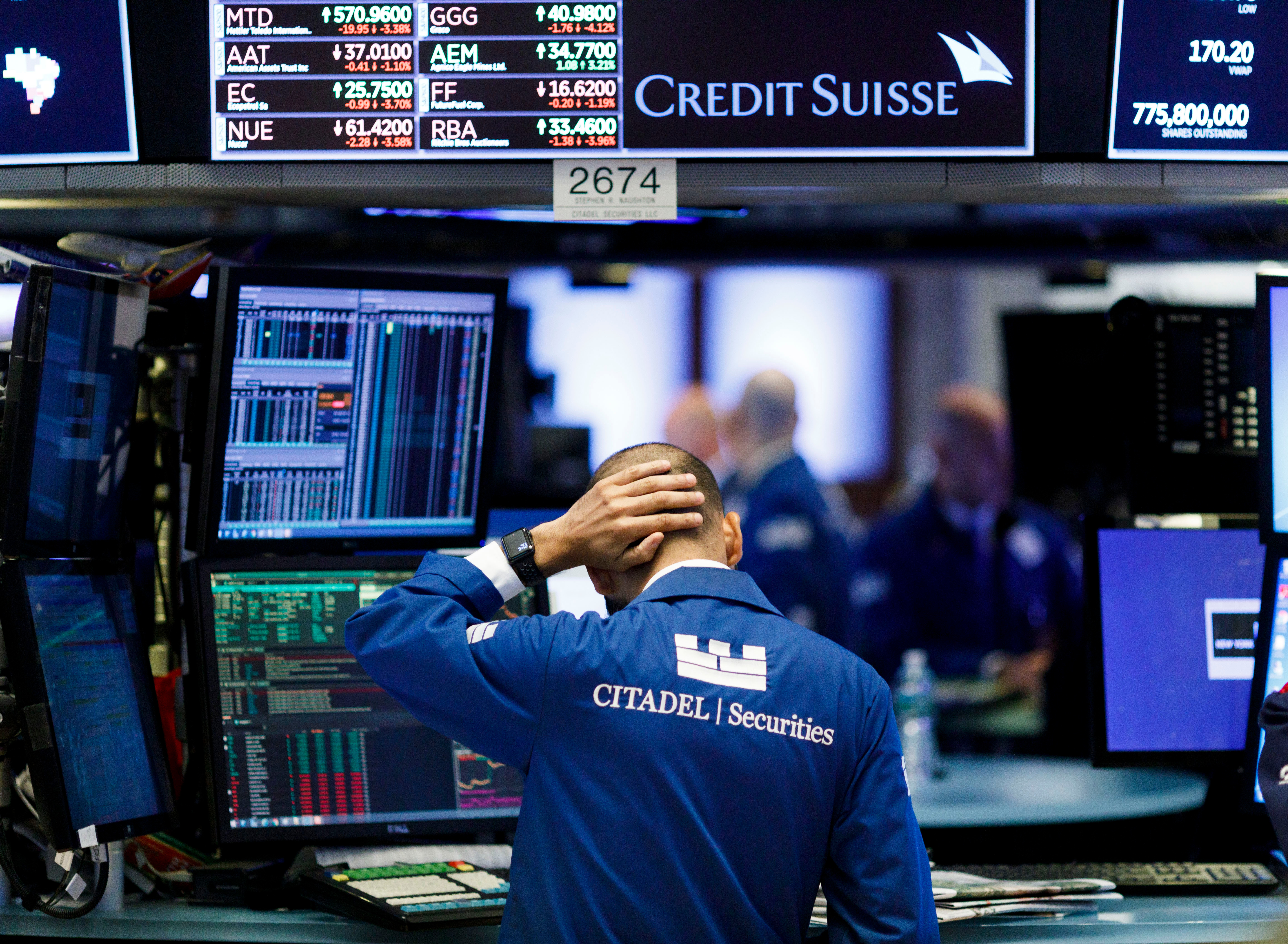 New York Stock Exchange, USA - 10 Oct 2018