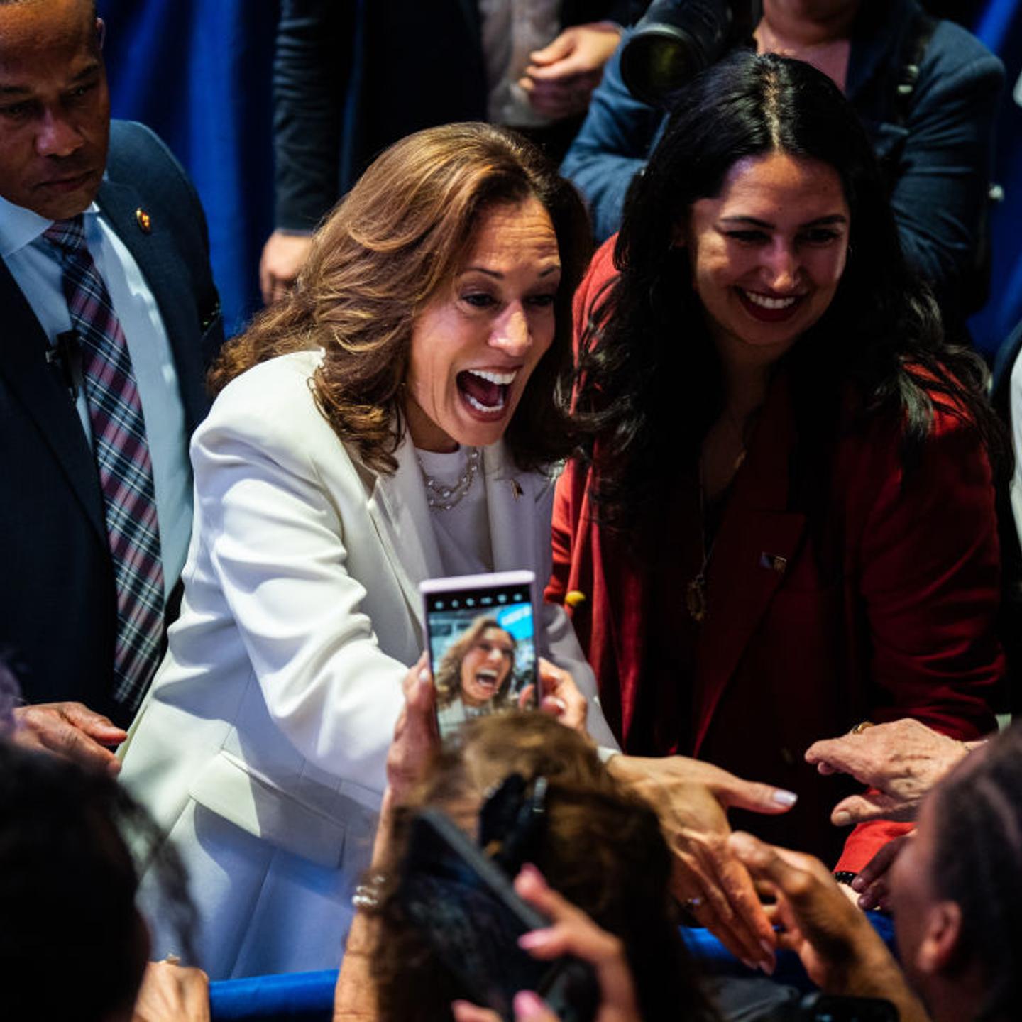 Democratic presidential nominee Vice President Kamala Harris and Democratic vice presidential candidate Minnesota Gov. Tim Walz Campaign