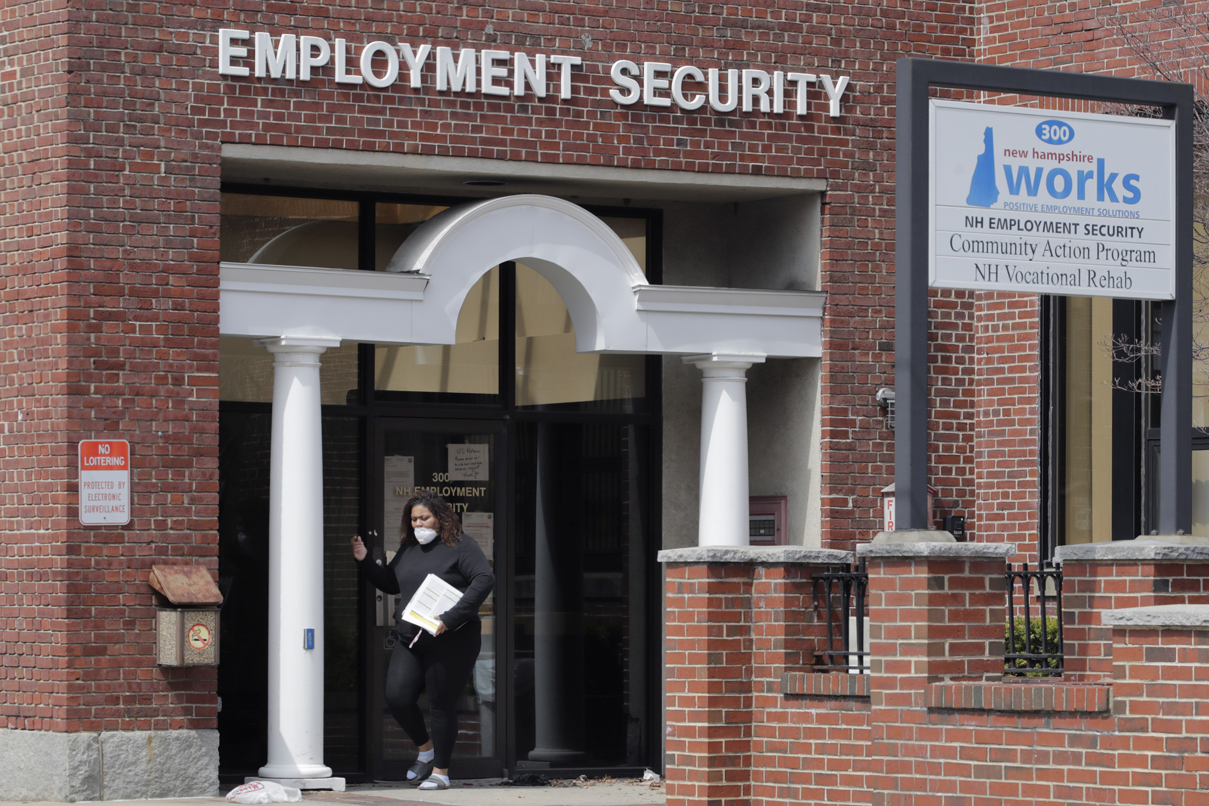 Virus Outbreak Unemployment New Hampshire