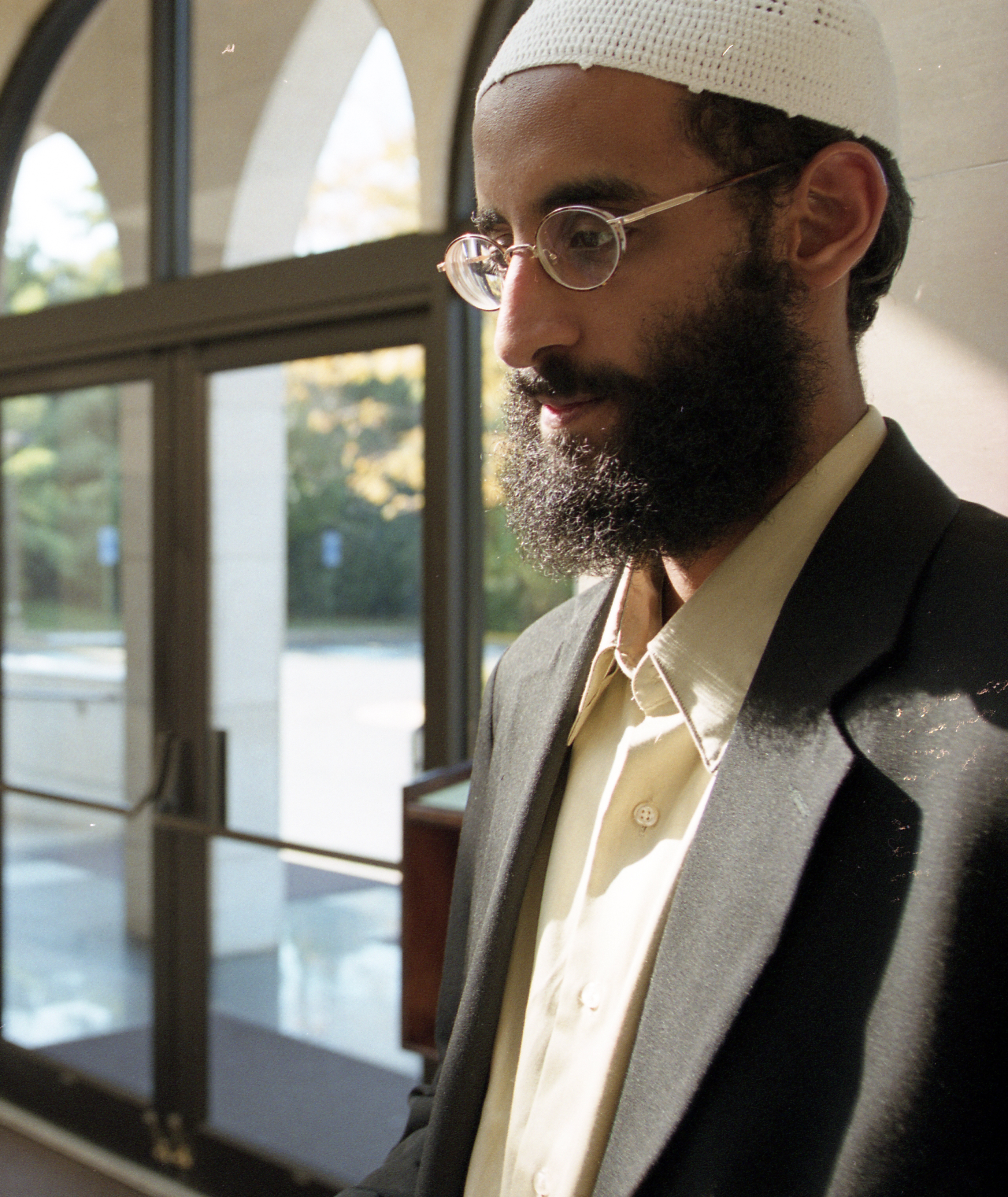 Anwar Al-Awlaki at Dar al Hijrah Mosque in Falls Church, VA, on Oct. 4 2001.