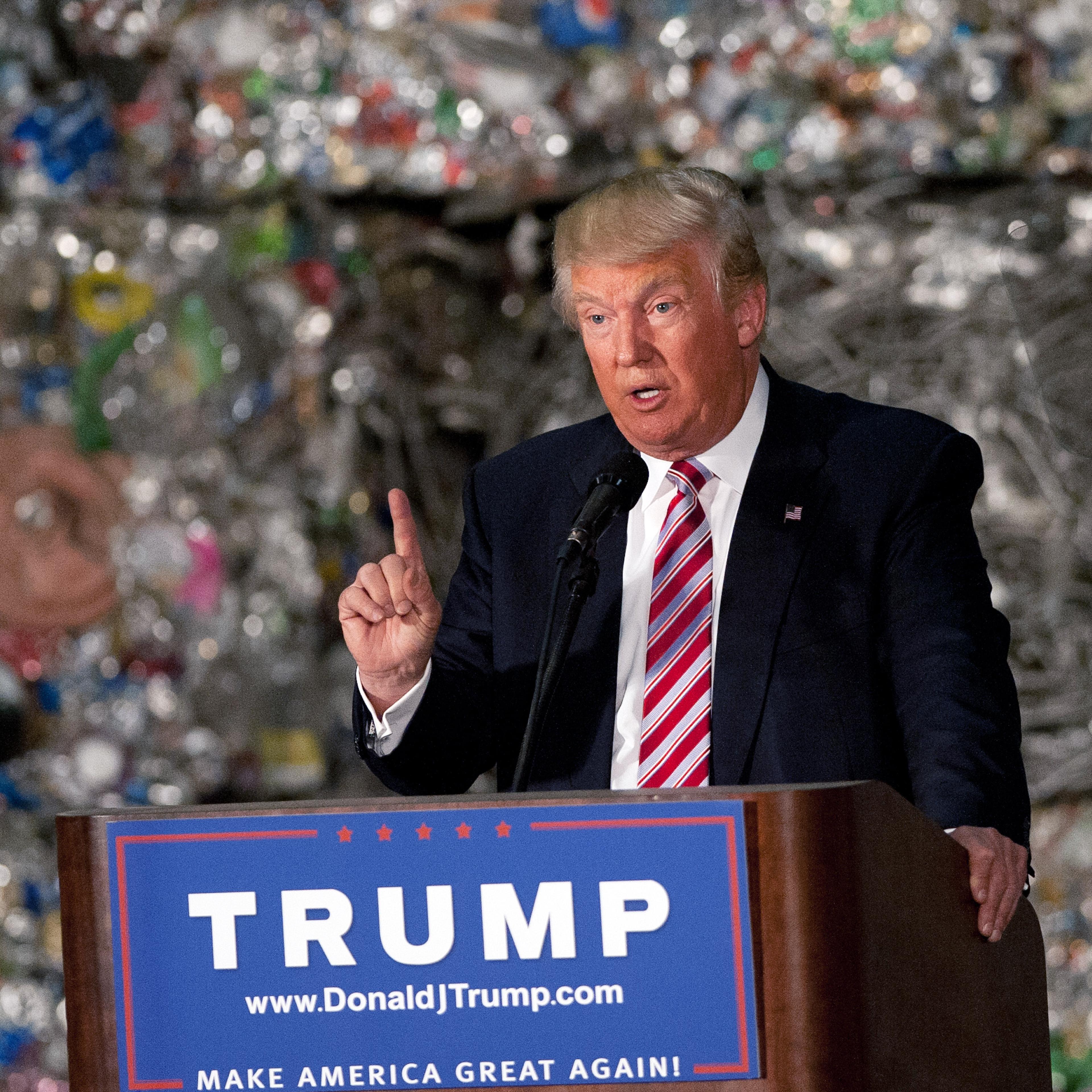 Donald Trump Delivers Trade Policy Address In Pennsylvania