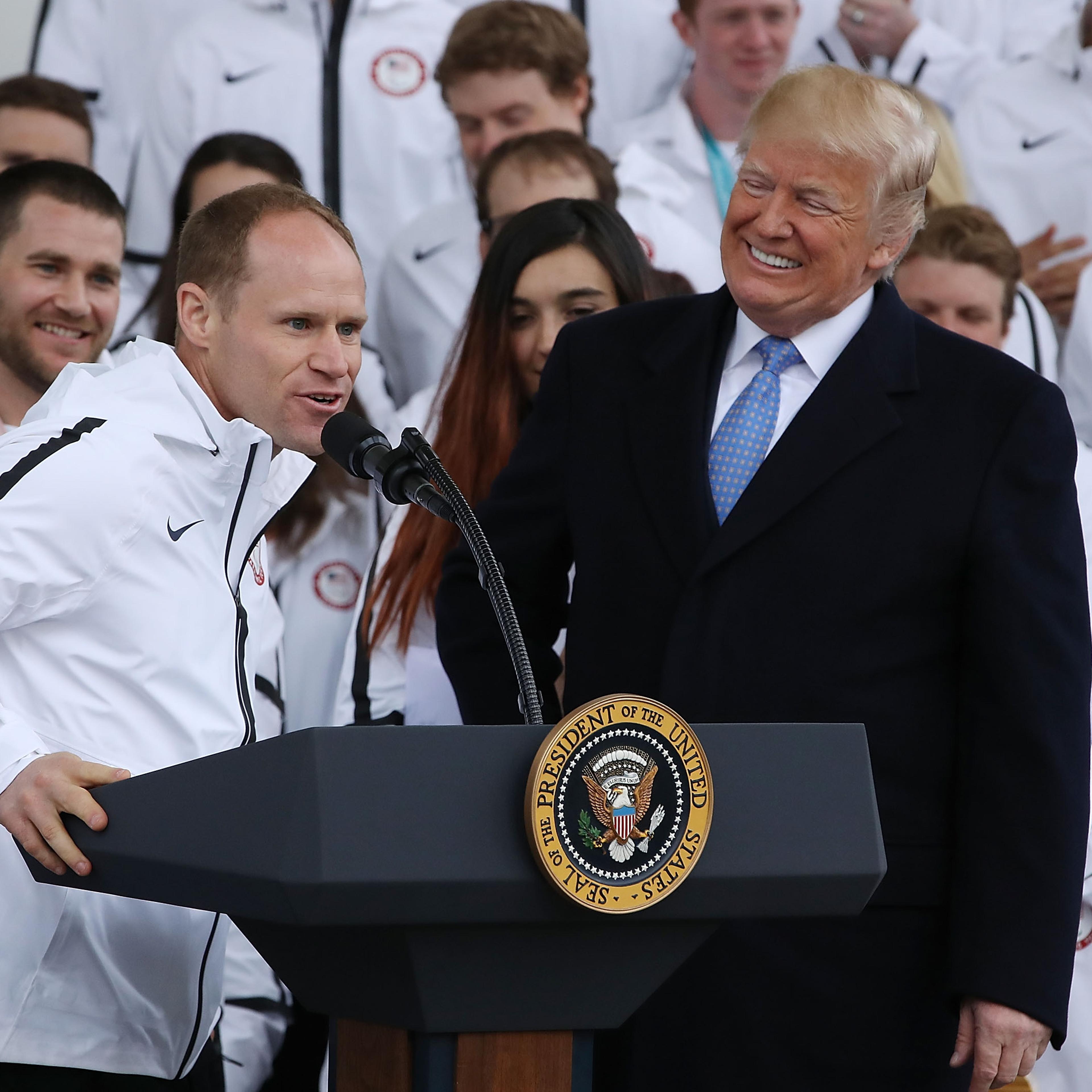 President Trump Welcomes U.S. Olympic Athletes To The White House